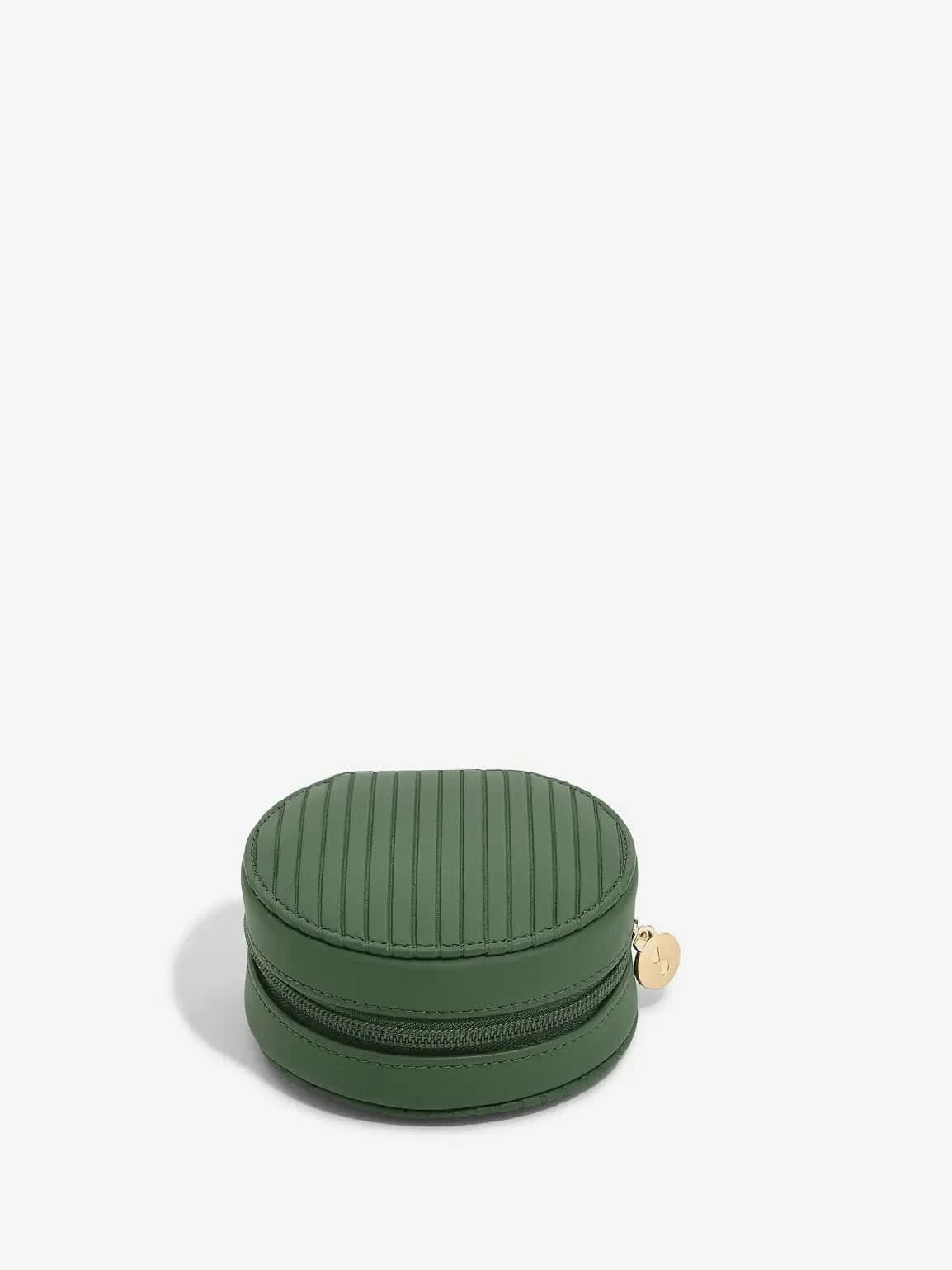 Stackers Ronde Travel Jewellery Box Smaragdgroen - Mystackers