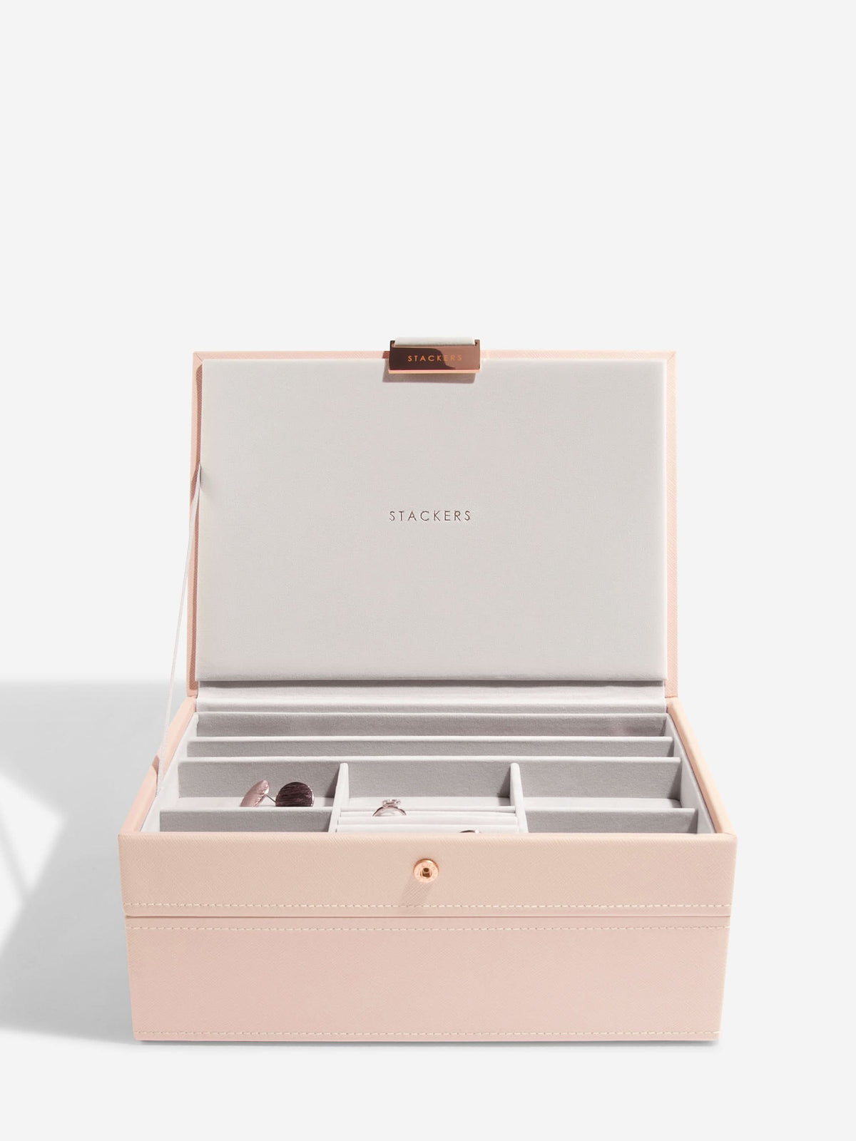 Stackers Klassieke Juwelendoos Set van 2 Roze - Mystackers