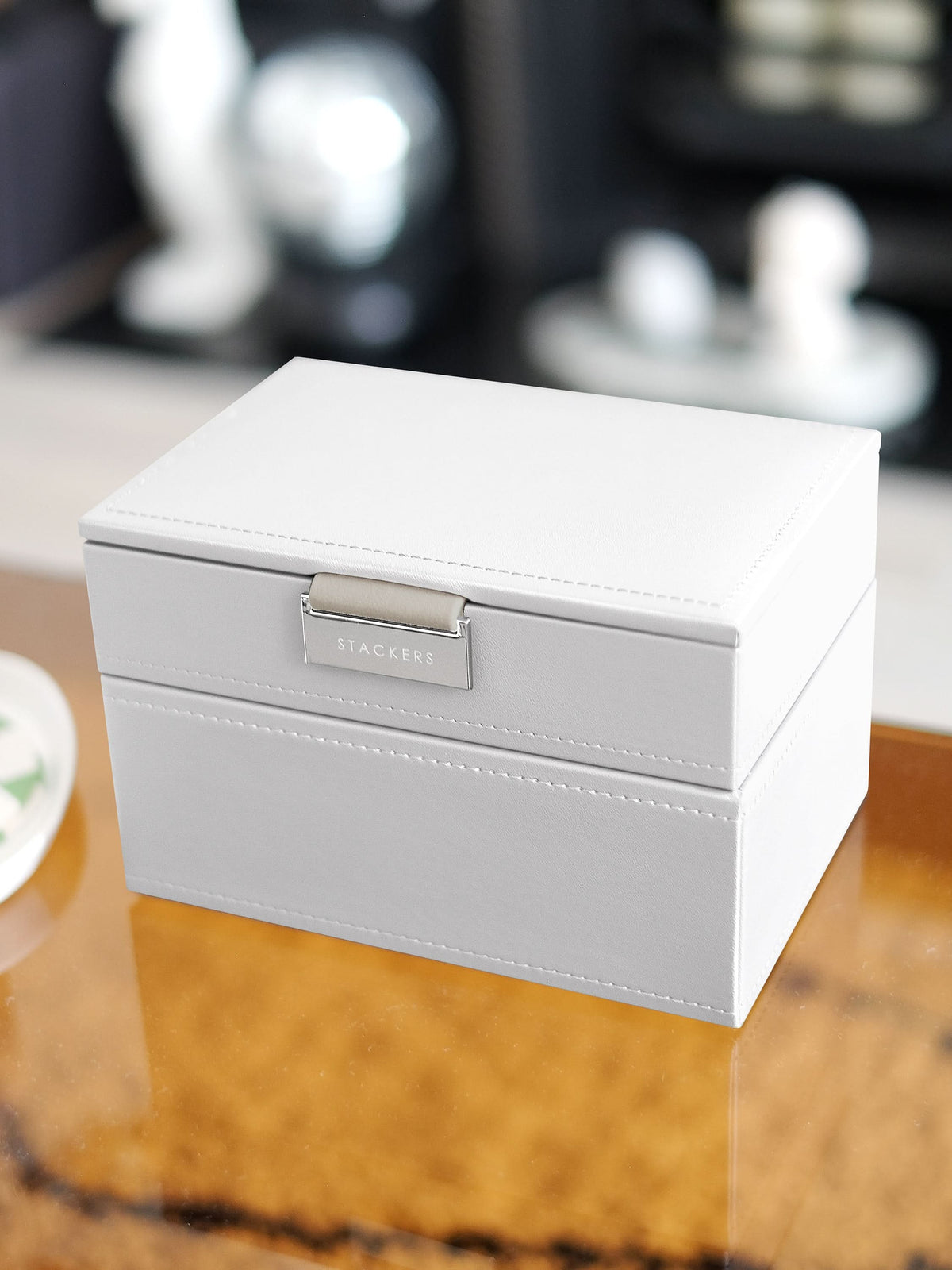 Stackers Mini Juwelendoos Set van 2 Wit - Mystackers