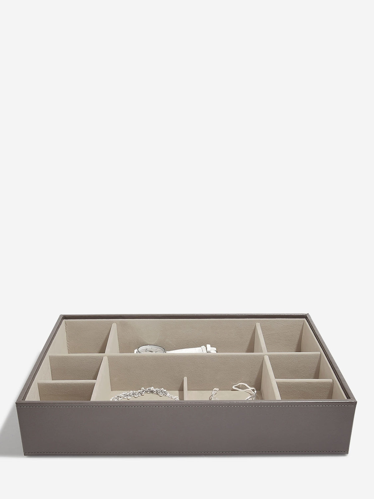 Stackers XL Horloge- & Accesoirelaag Zachtbruin - Mystackers