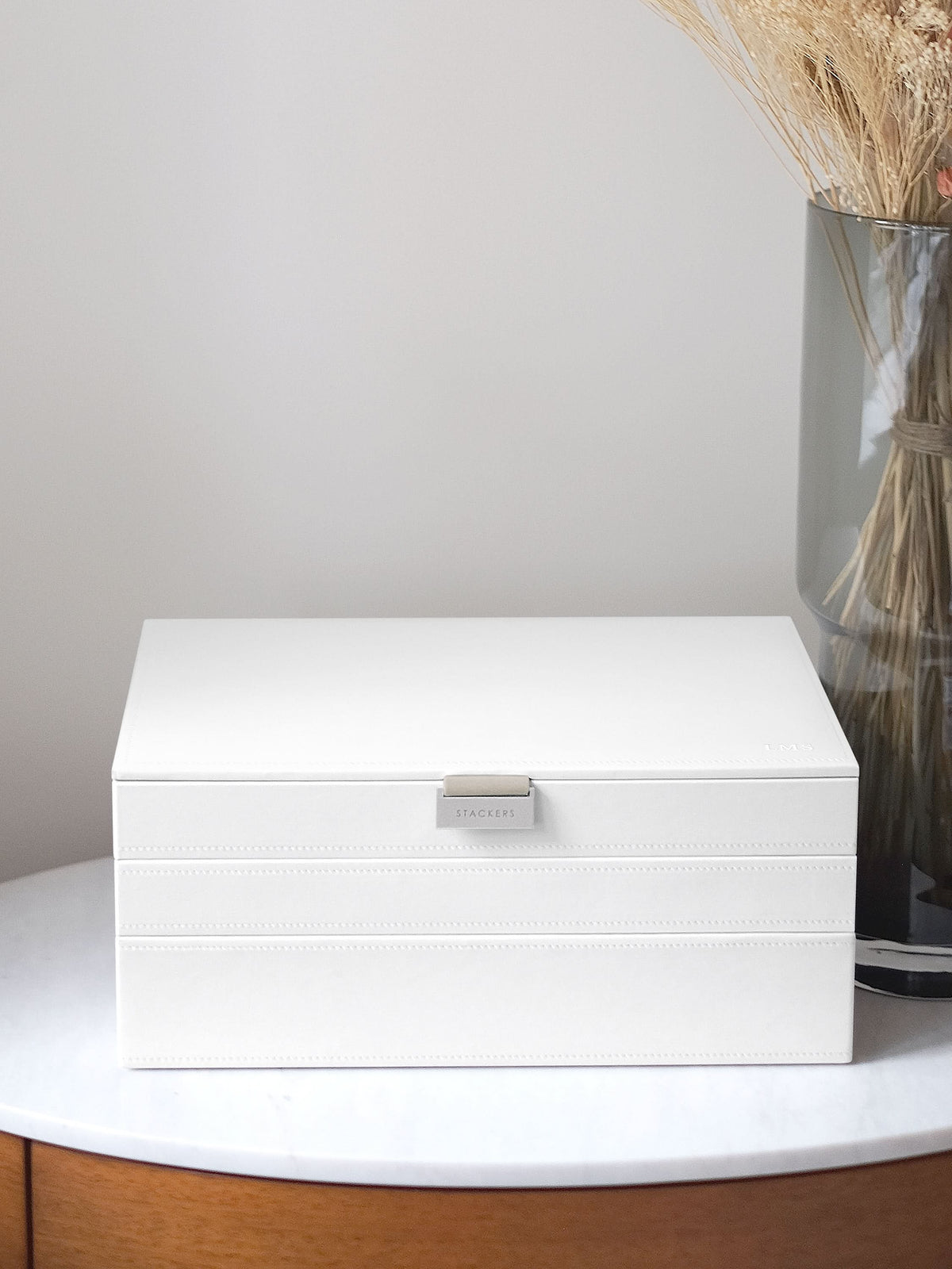 Stackers XL Juwelendoos set van 3 Wit - Mystackers