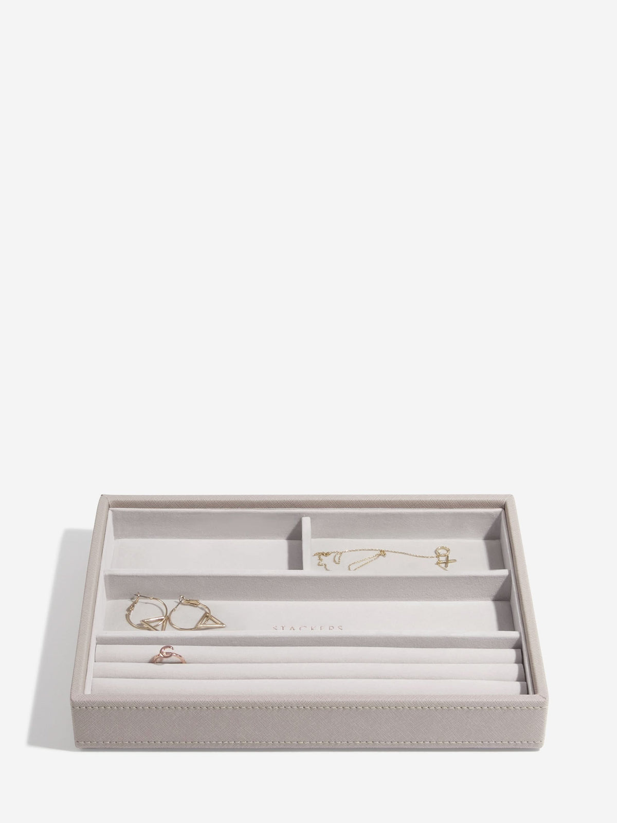 Stackers Klassieke Juwelendoos Set van 4 Taupe - Mystackers