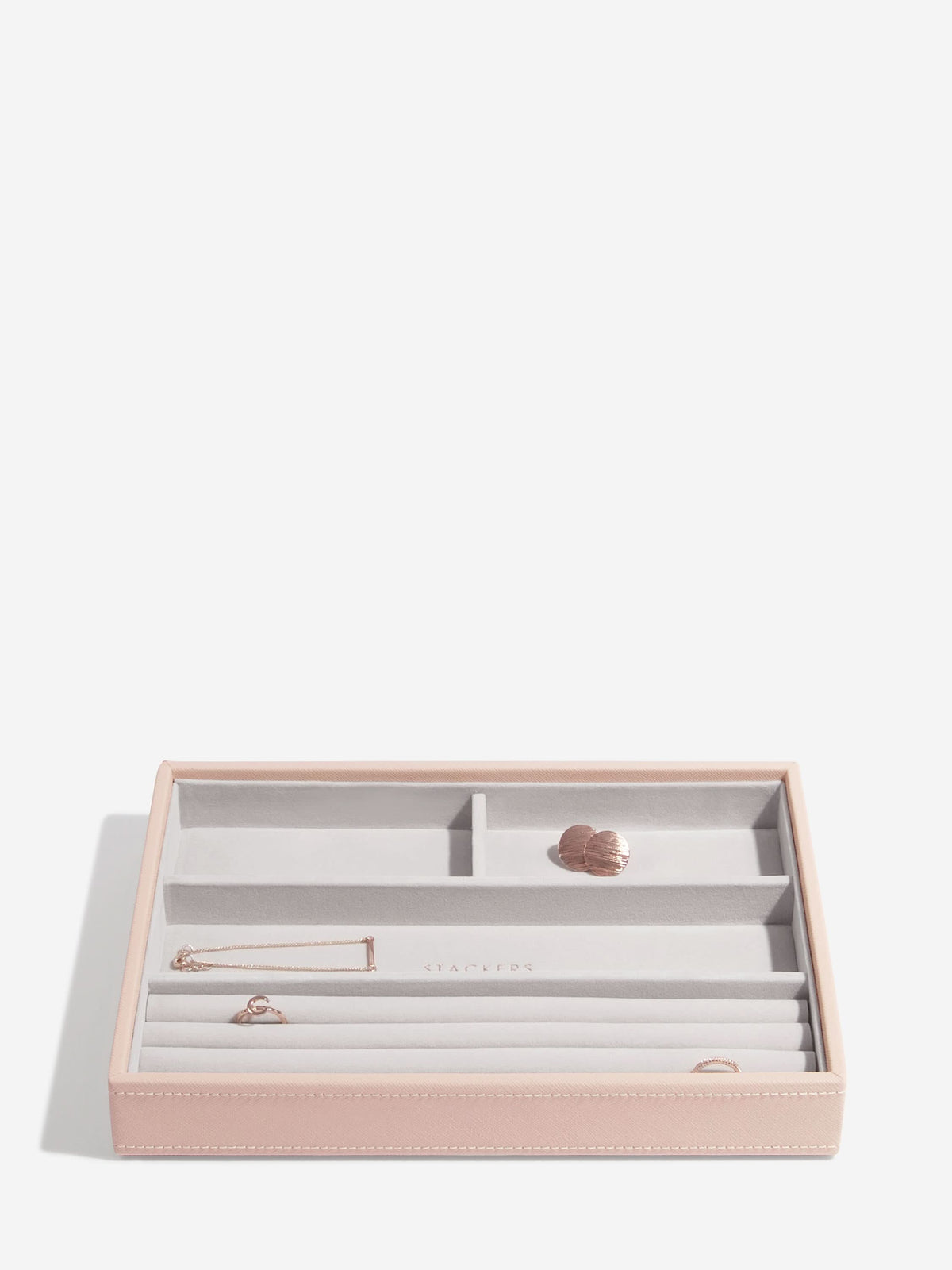 Stackers Klassieke Juwelendoos Set van 4 Roze - Mystackers