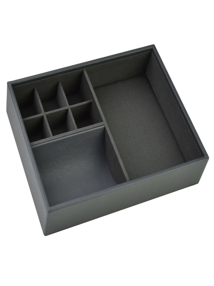 Stackers Horloge, Manchetknopen & Accessoiresbox Grijs - Mystackers