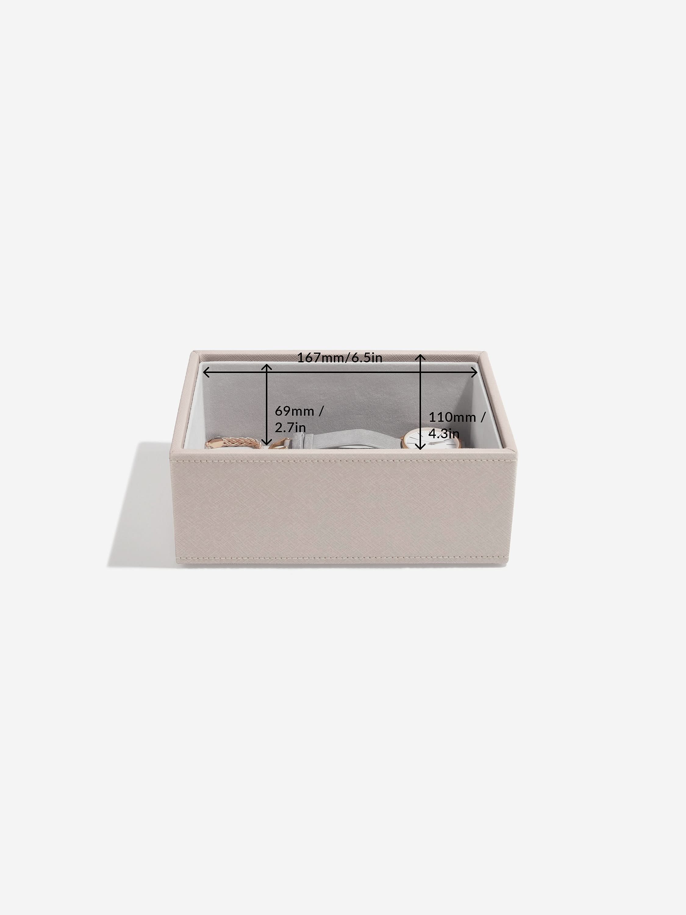 Stackers Mini Horloge & Accessoirelaag Taupe - Mystackers