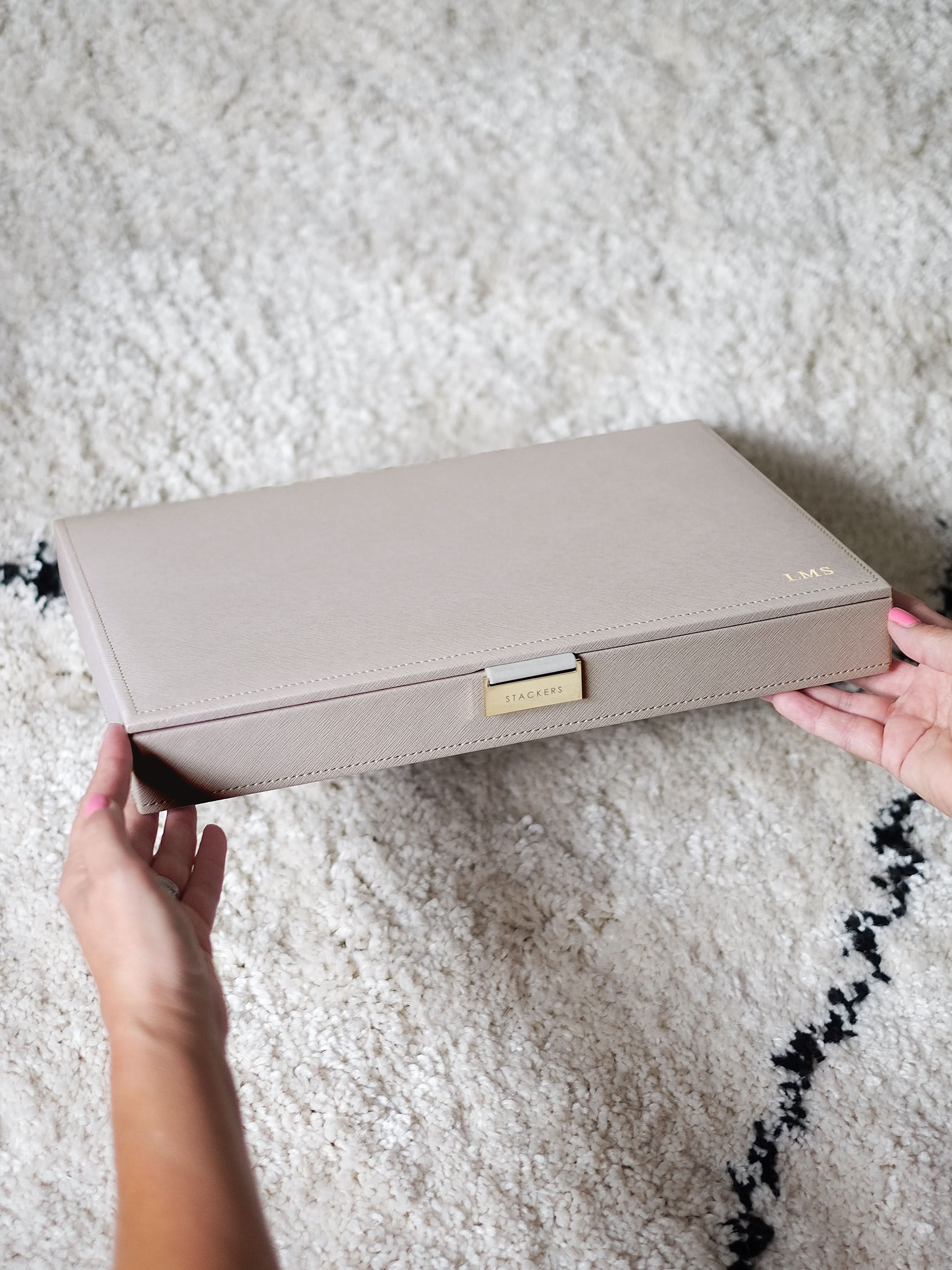 Stackers Deksel voor XL Juwelendoos Taupe - Mystackers