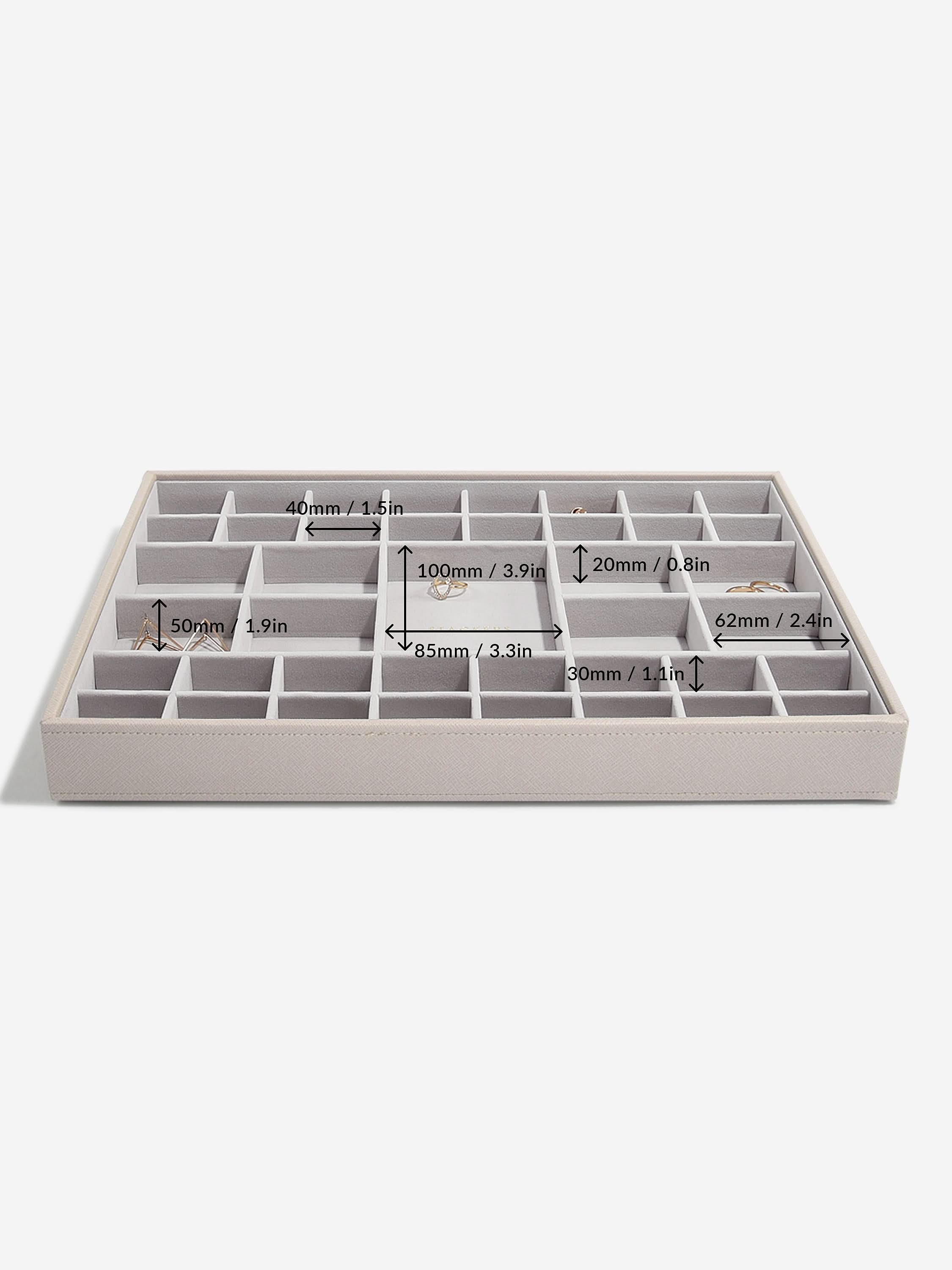 Stackers XL Juwelendoos set van 3 Taupe - Mystackers
