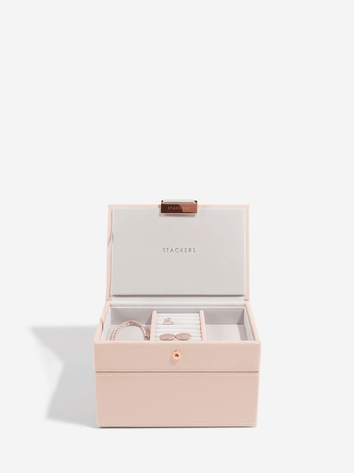 Stackers Mini Juwelendoos Set van 2 Roze - Mystackers