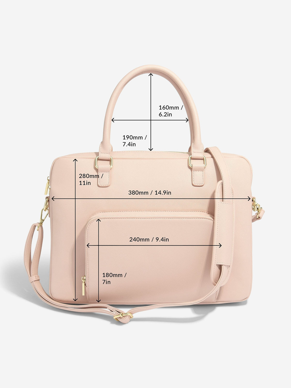 Stackers Laptoptas Roze - Mystackers