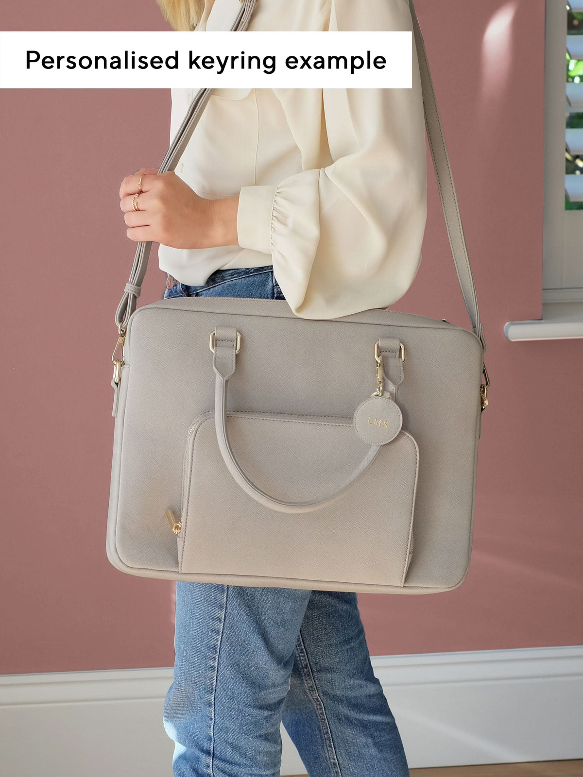 Stackers Laptoptas Taupe - Mystackers