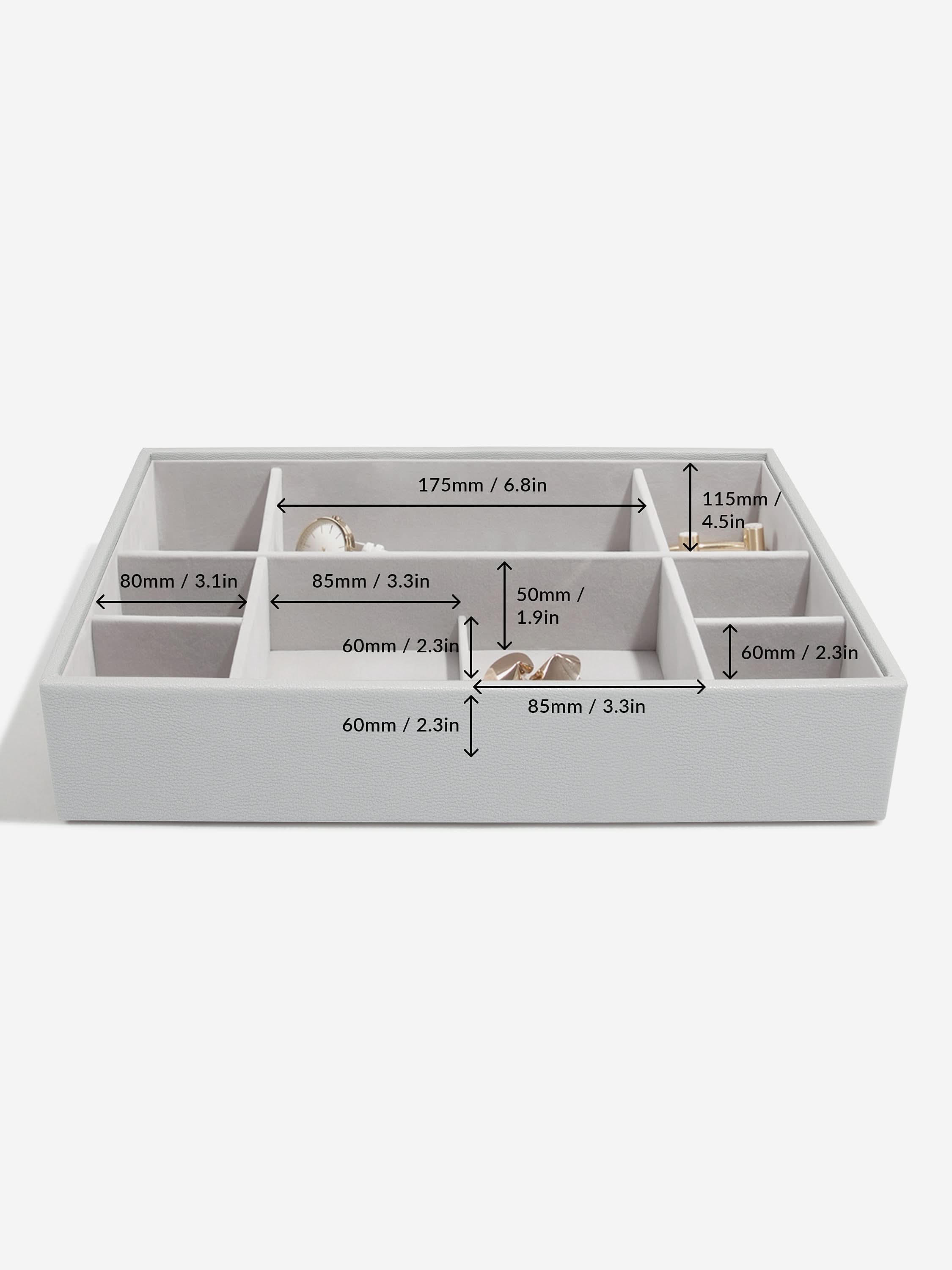Stackers XL Horloge- & Accesoirelaag Grijs - Mystackers