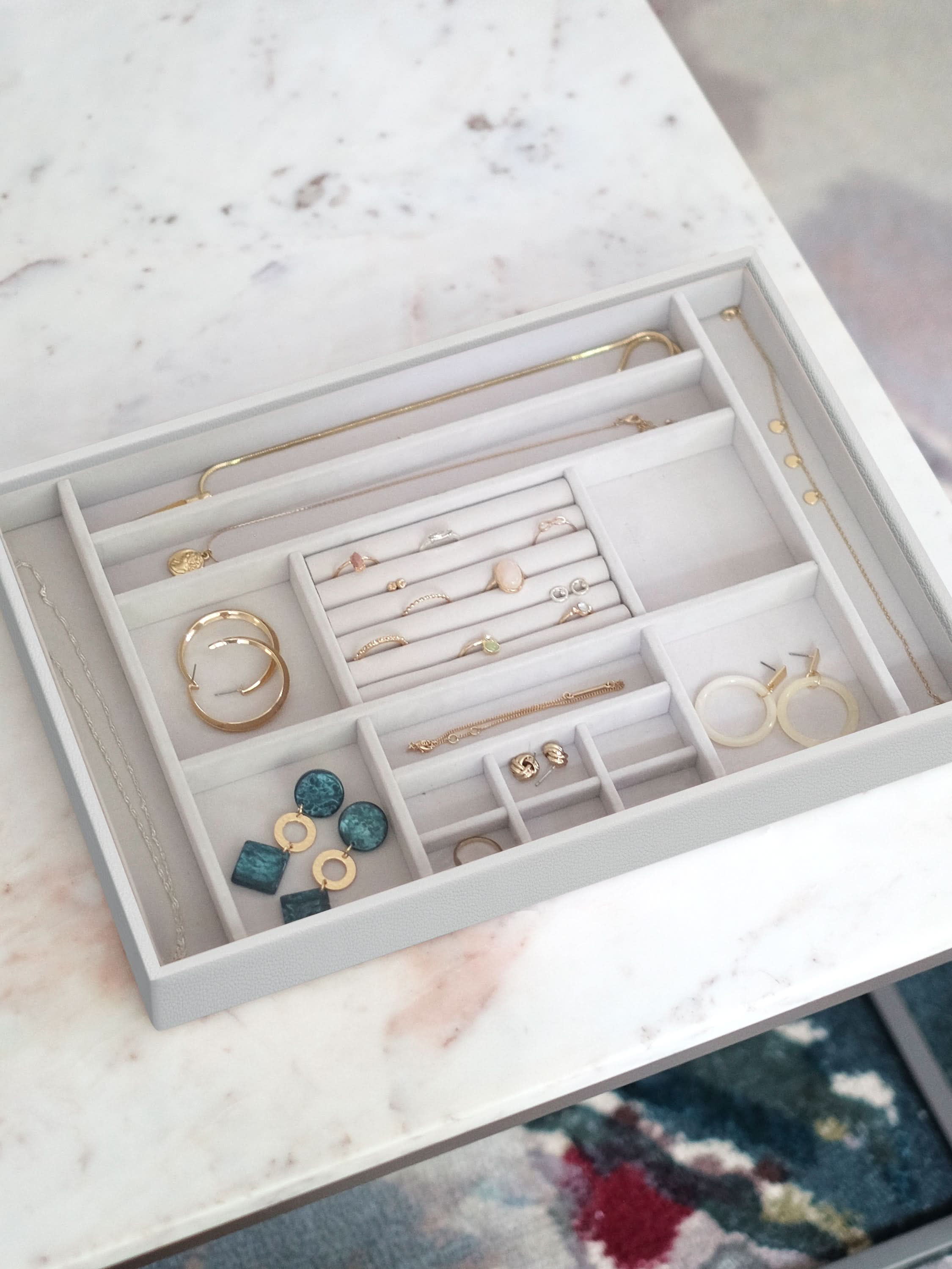 Stackers XL Ring & Accessoireslaag Grijs - Mystackers