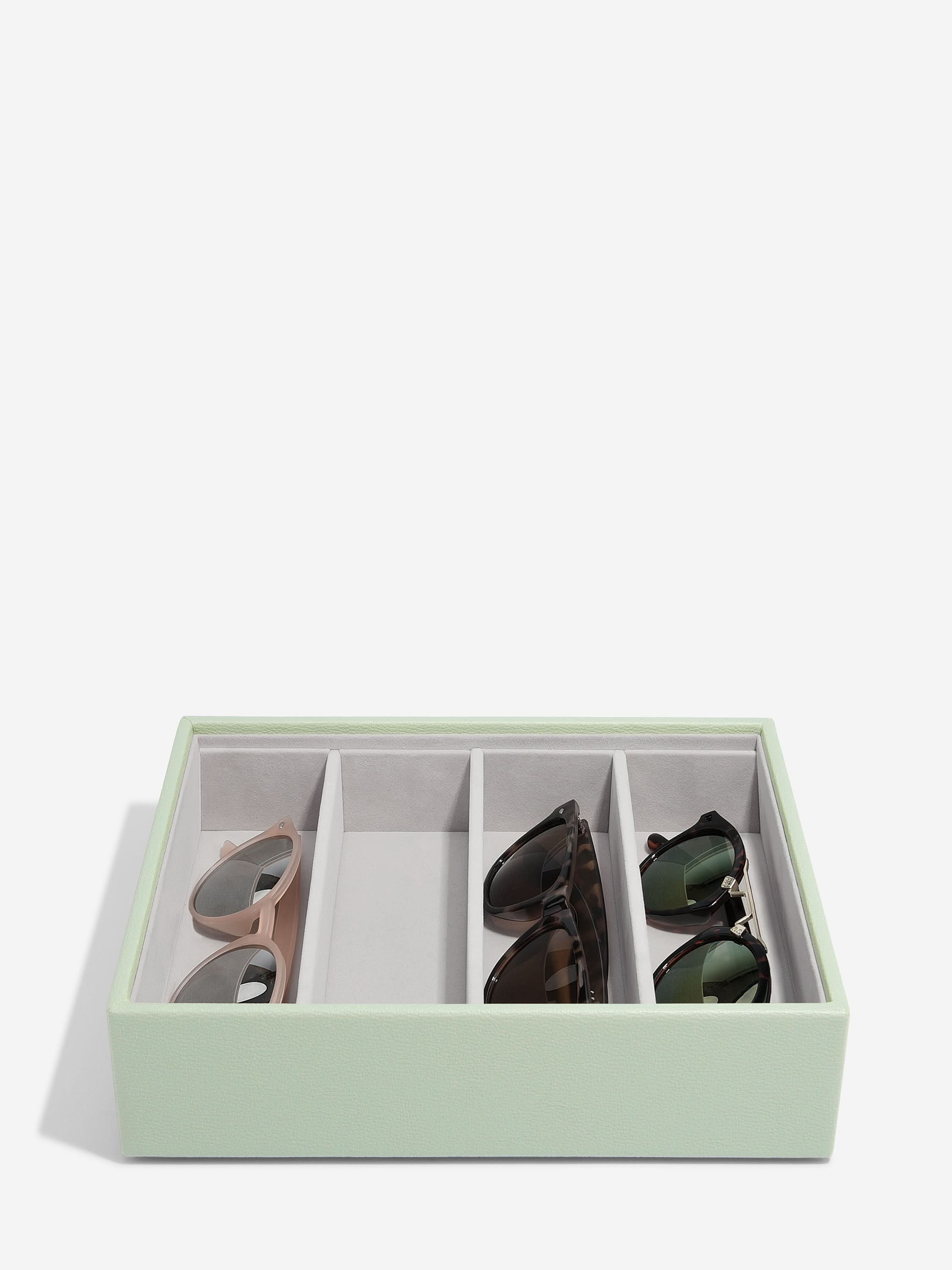 Stackers Bril & Accessoires-laag voor Klassieke Juwelendoos Saliegroen - Mystackers