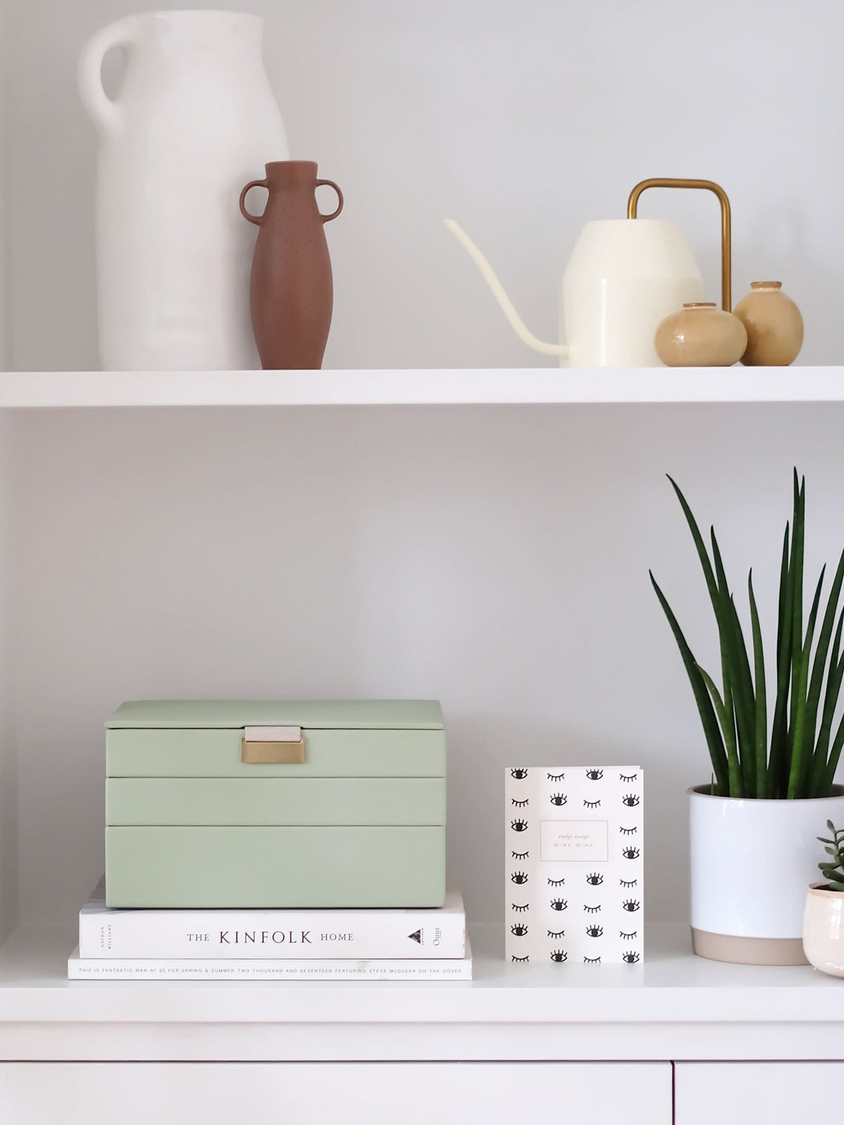 Stackers Klassieke Juwelendoos Set van 3 Saliegroen - Mystackers