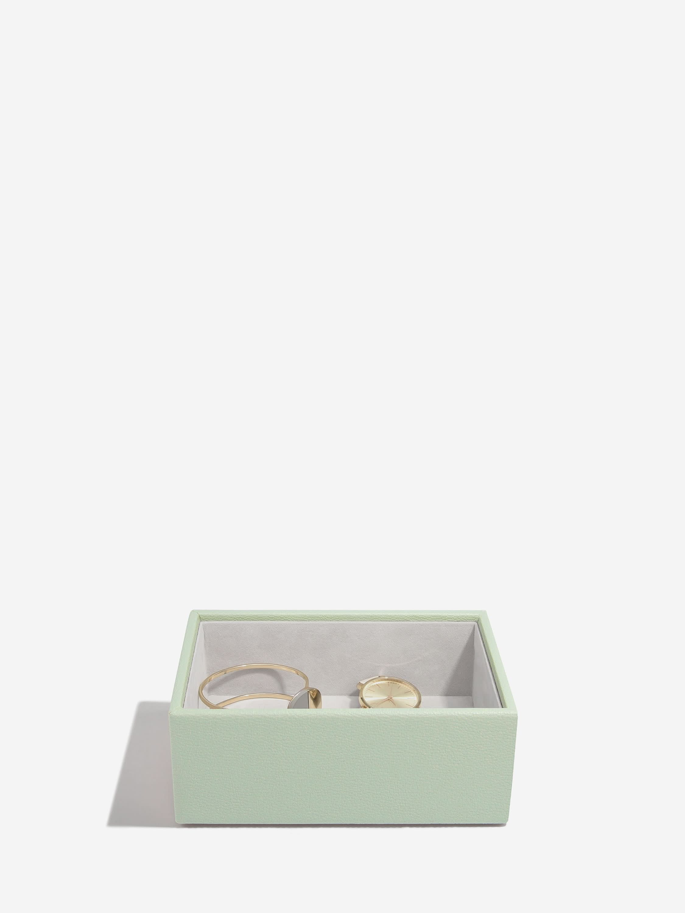 Stackers Mini Horloge & Accessoirelaag Saliegroen - Mystackers