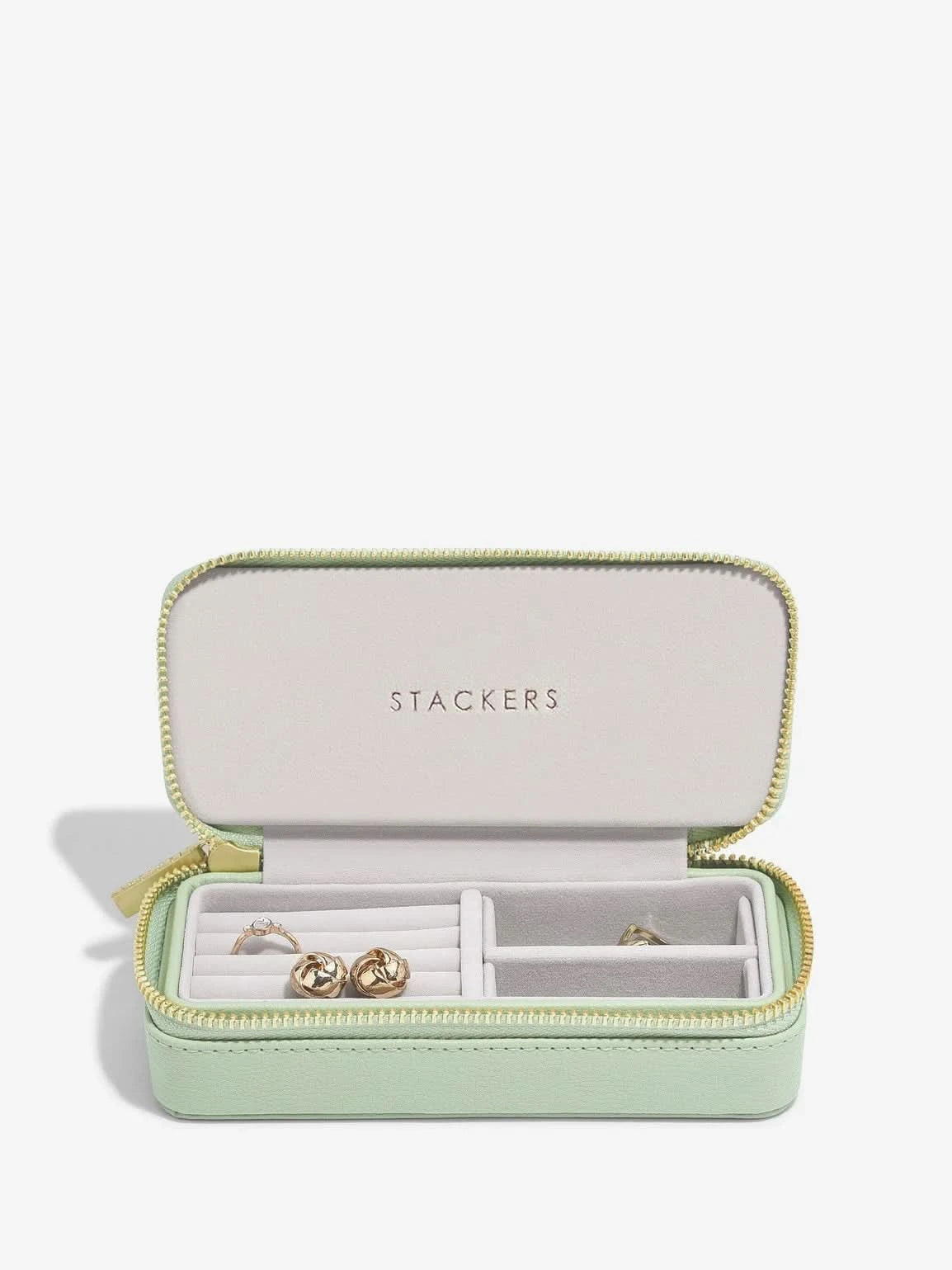 Stackers Medium Travel box Saliegroen - Mystackers