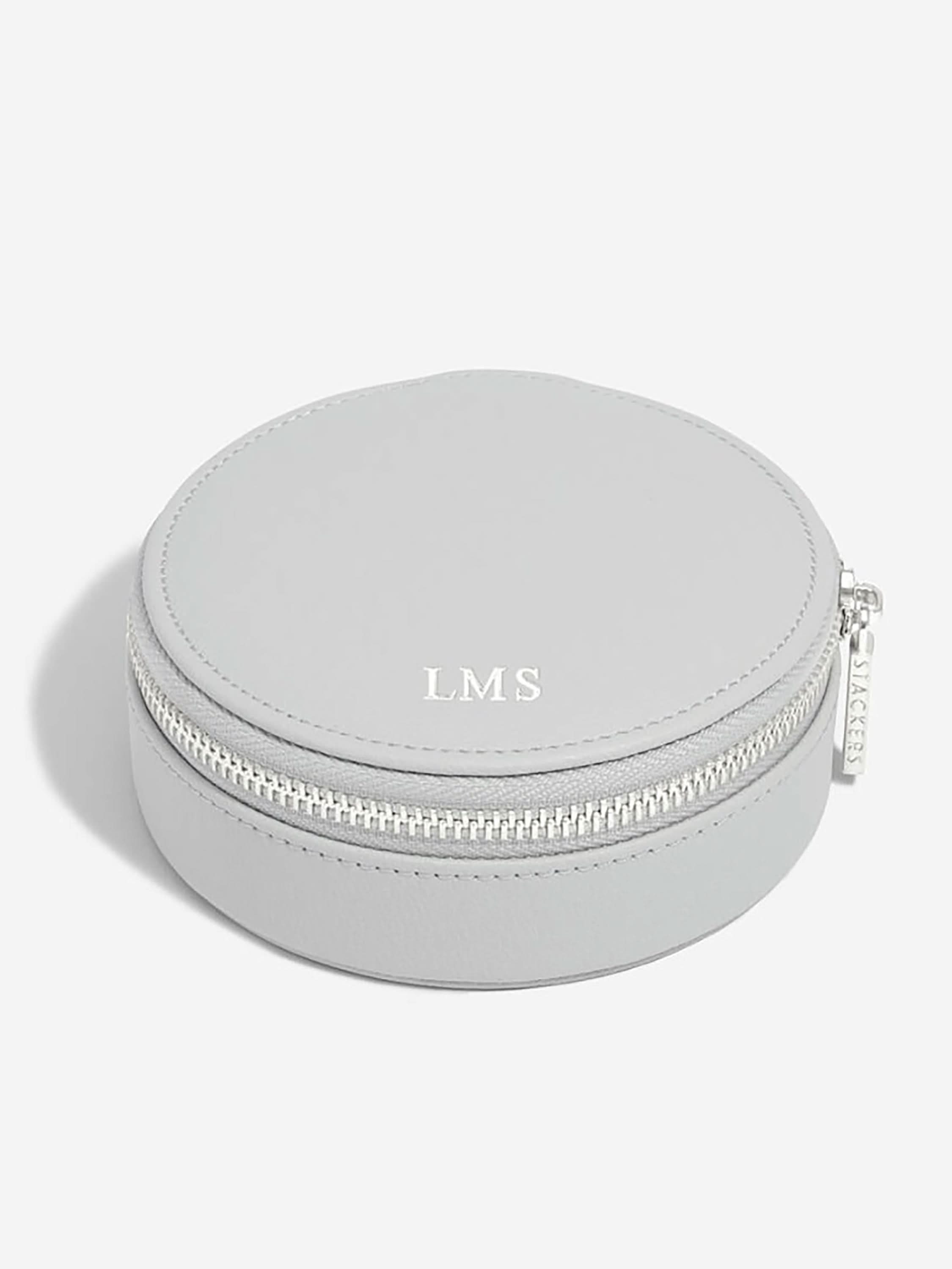 Stackers Ronde Travel Jewellery Box Grijs - Mystackers