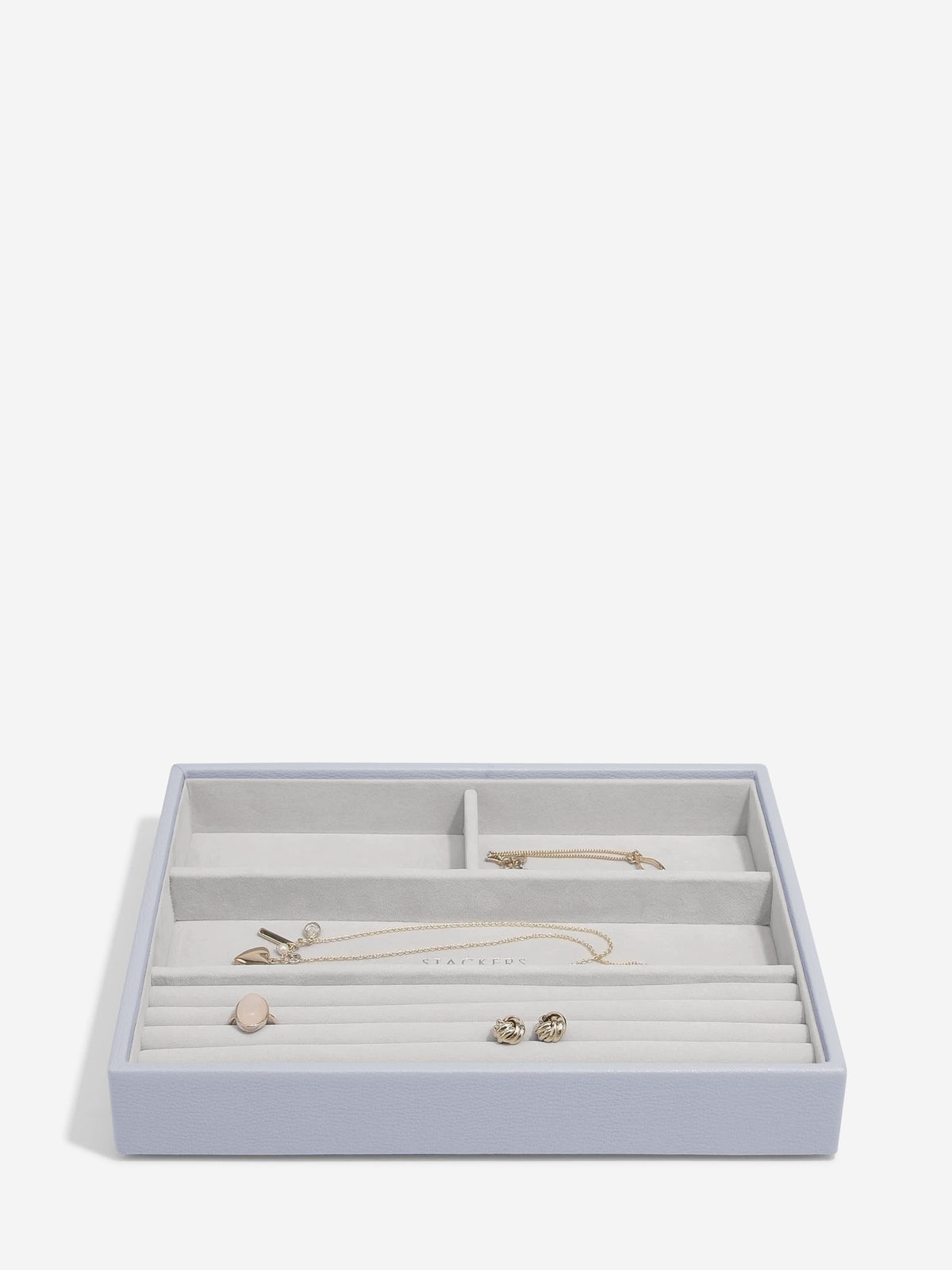 Stackers Ring & Armbandenlaag voor Klassieke Juwelendoos Lavendel - Mystackers