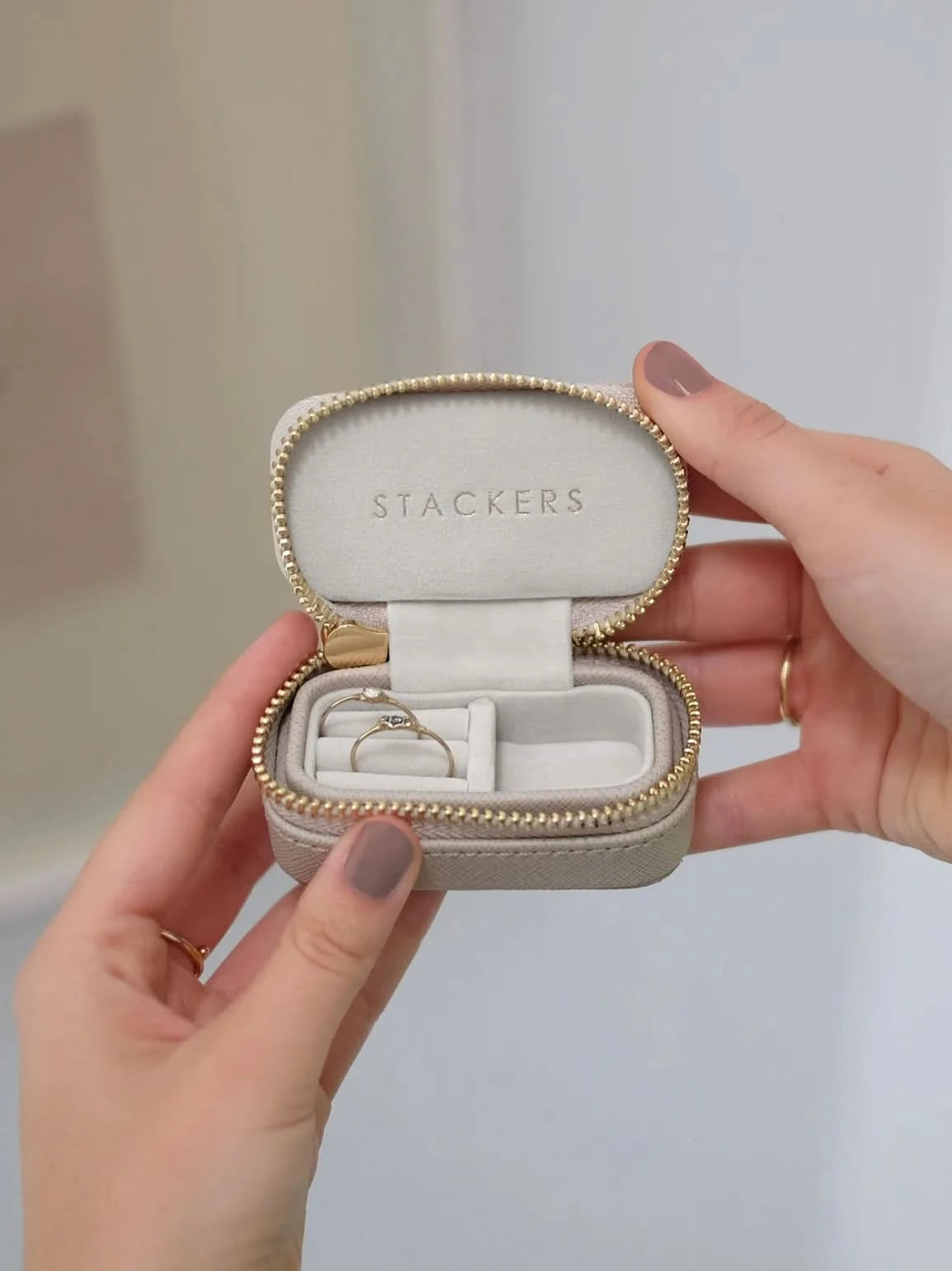 Stackers Petite Juwelendoosje Taupe - Mystackers
