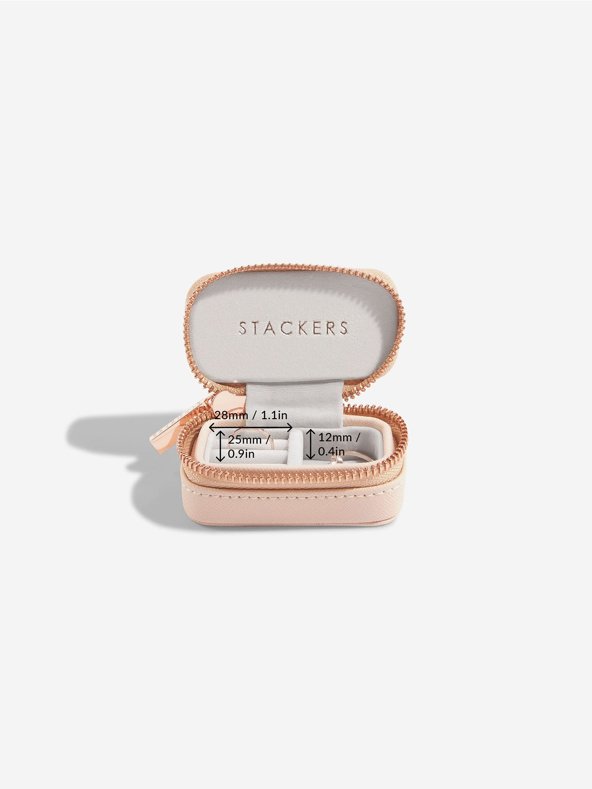Stackers Large + Petite Travel Box Roze - Mystackers
