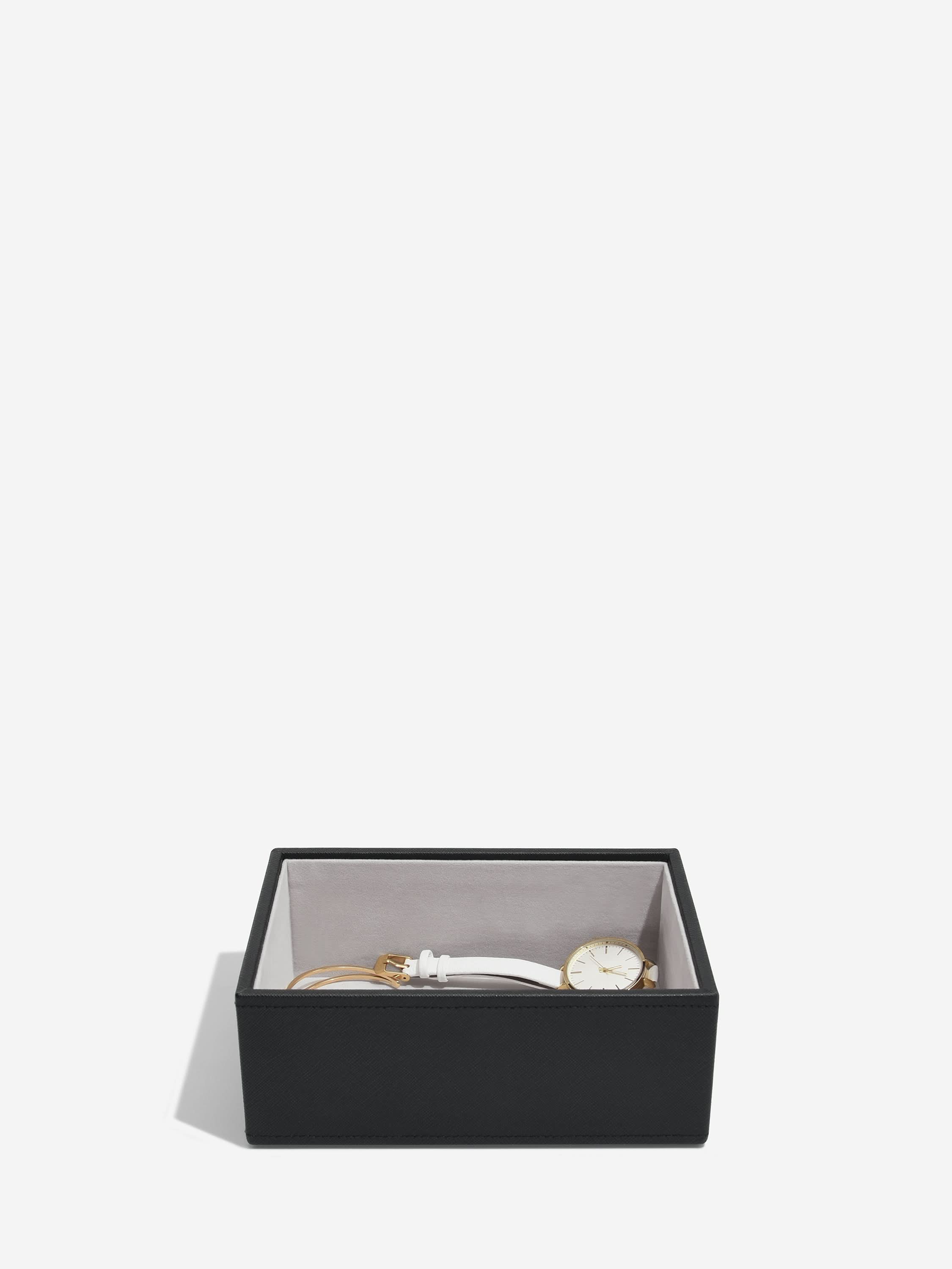 Stackers Mini Horloge & Accessoirelaag Zwart - Mystackers
