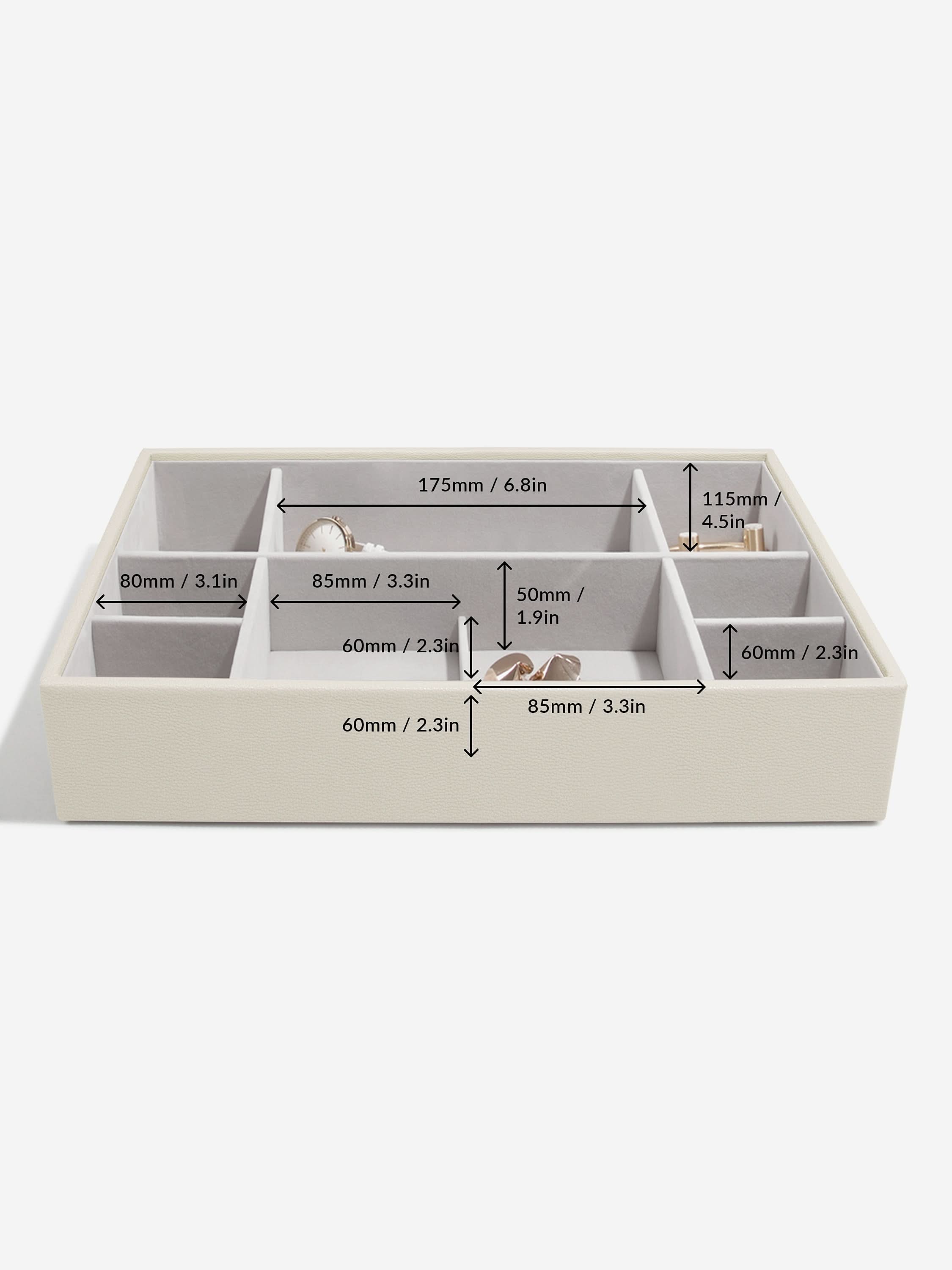 Stackers XL Juwelendoos set van 3 Havermout - Mystackers