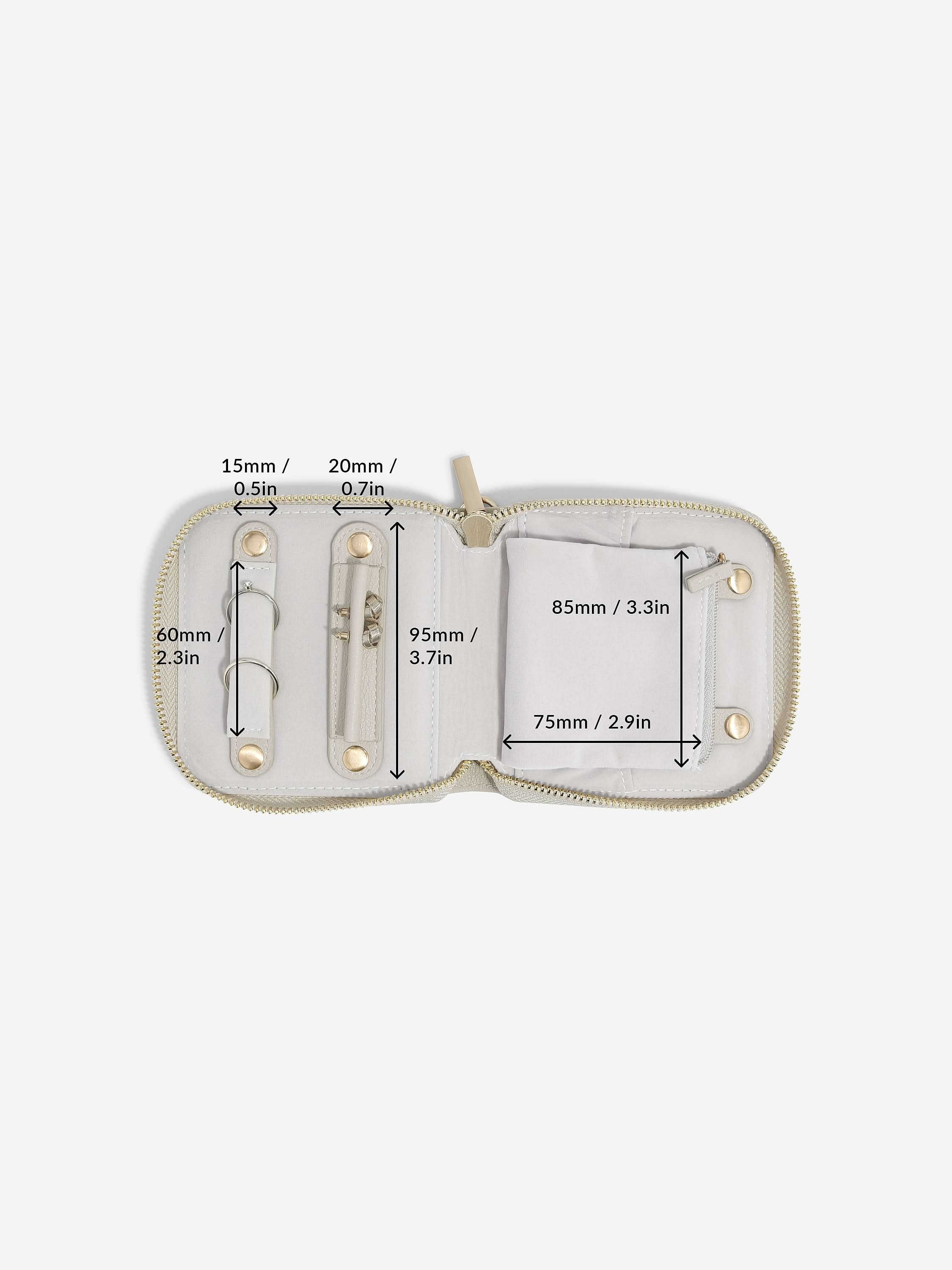 Stackers Compact Jewellery Roll Havermout - Mystackers