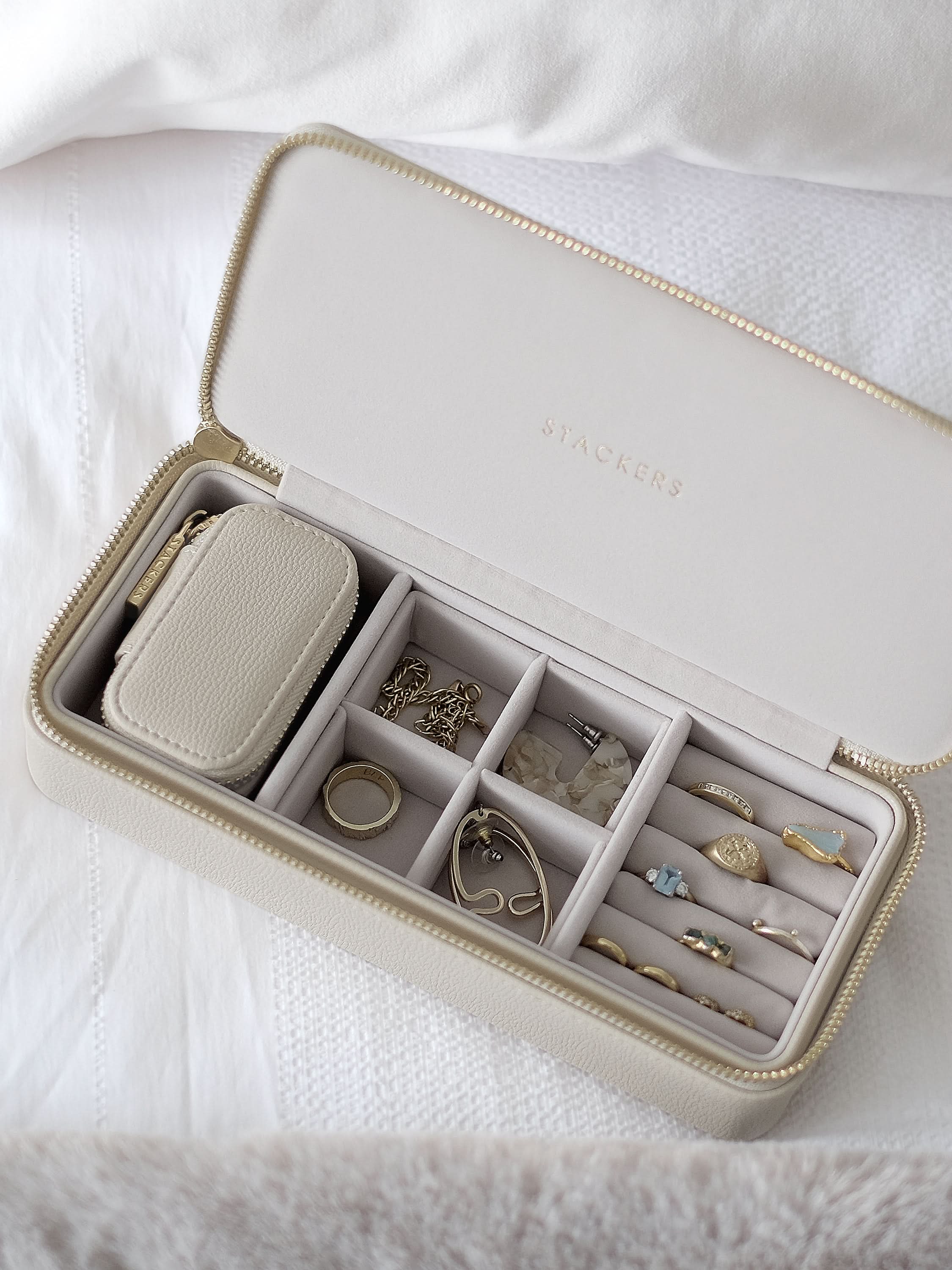 Stackers Large + Petite Travel Box Havermout - Mystackers