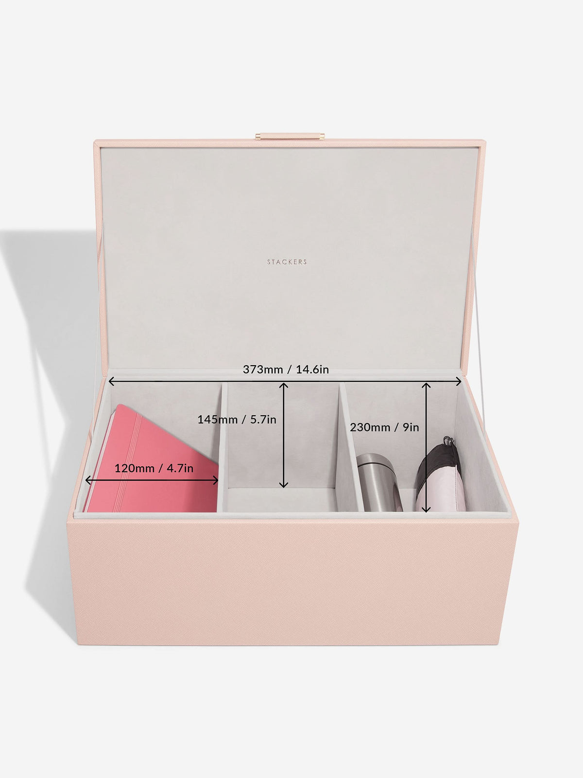 Stackers Opbergdozenset van twee Roze - Mystackers