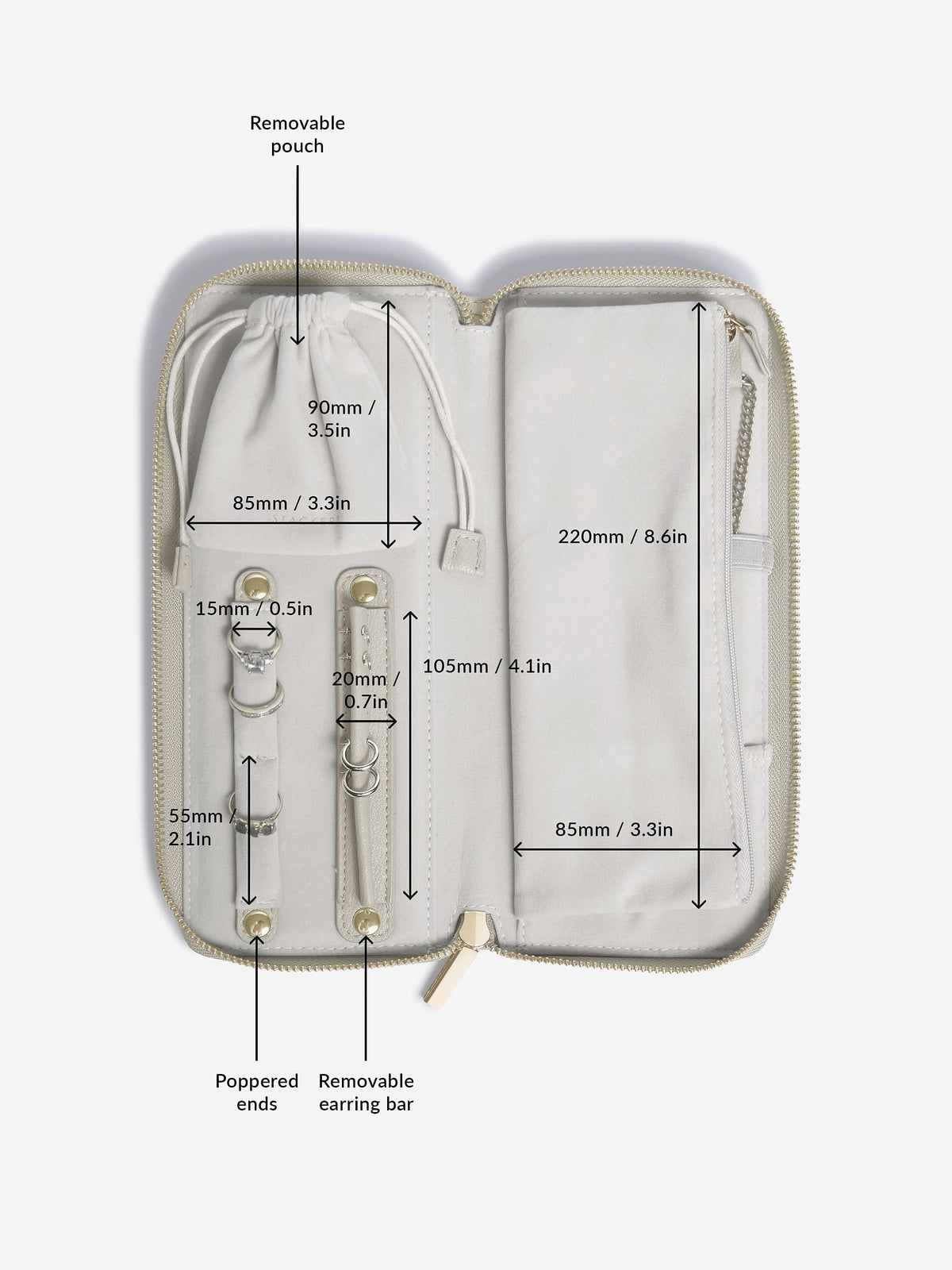 Stackers Jewellery Roll Havermout - Mystackers