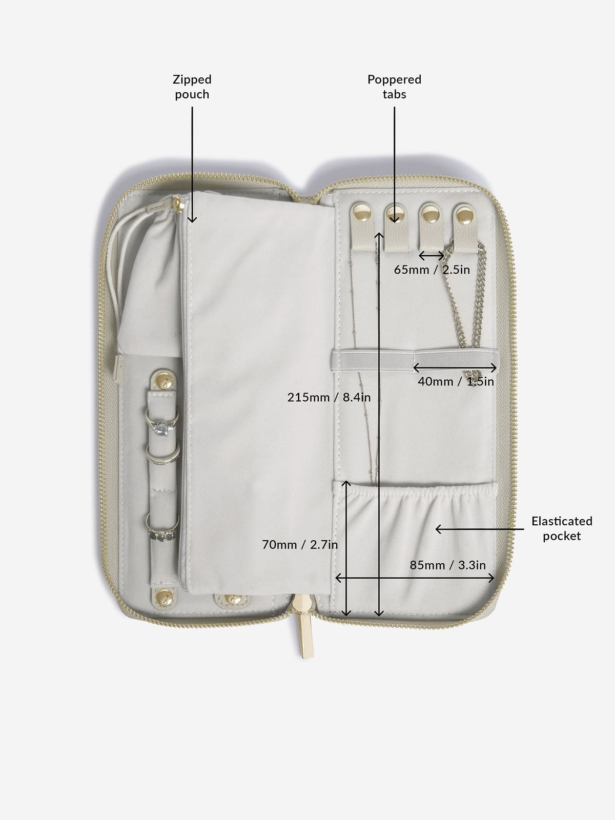 Stackers Jewellery Roll Havermout - Mystackers