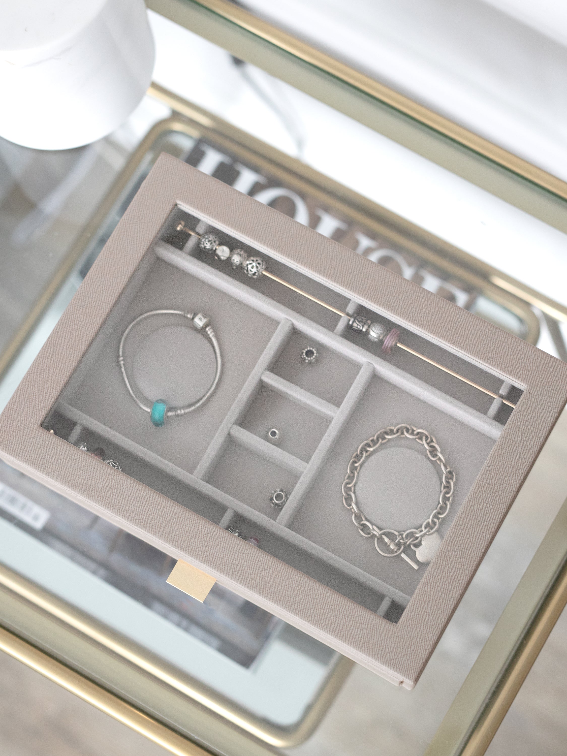 Stackers Klassieke Display Armbandenlade Taupe - Mystackers
