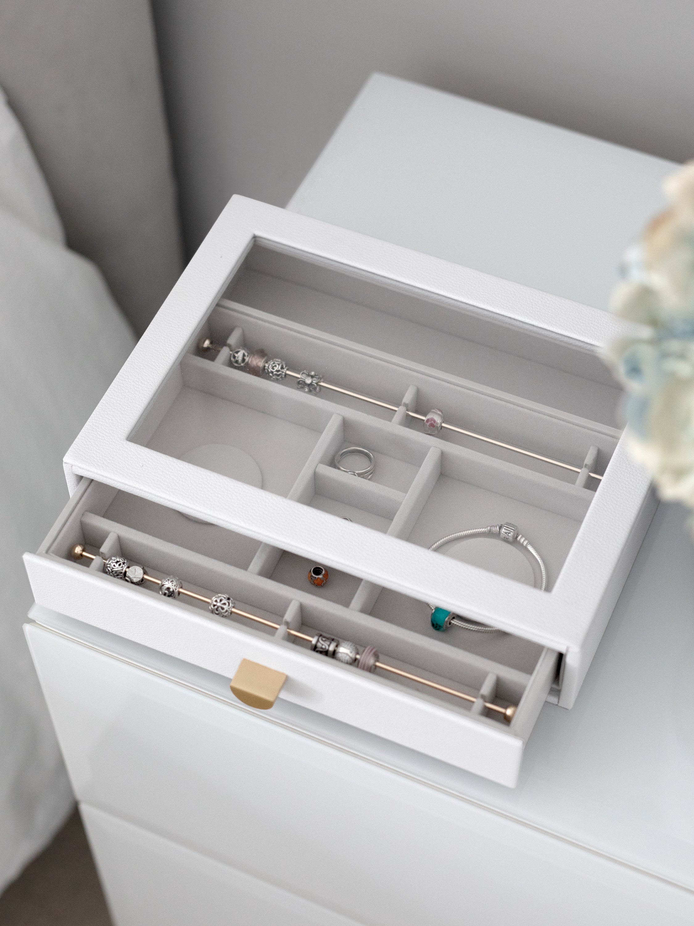 Stackers Klassieke Display Armbandenlade Wit - Mystackers