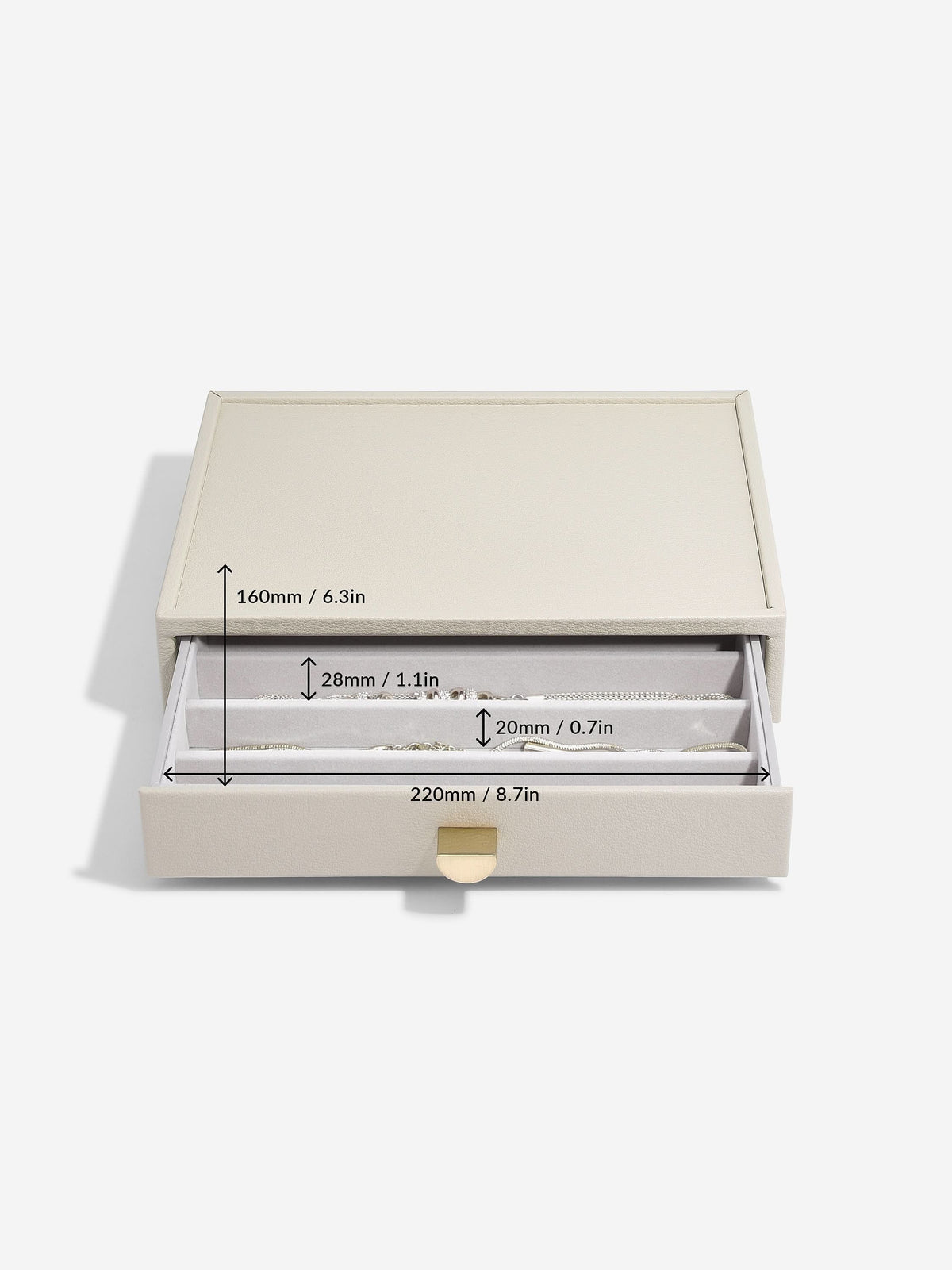 Stackers Halskettingenlade voor Klassieke Display Juwelendoos Havermout - Mystackers
