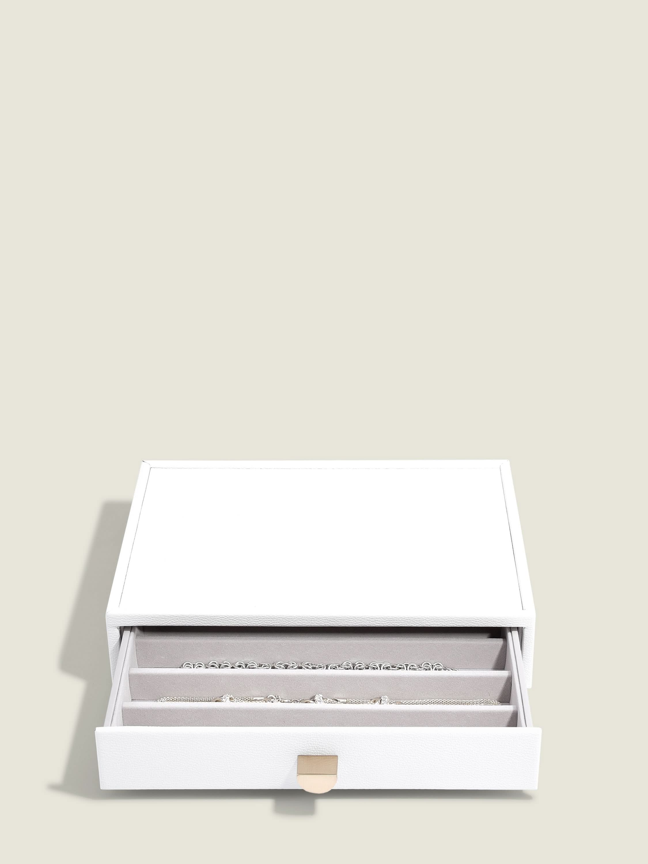 Stackers Halskettingenlade voor Klassieke Display Juwelendoos Wit - Mystackers