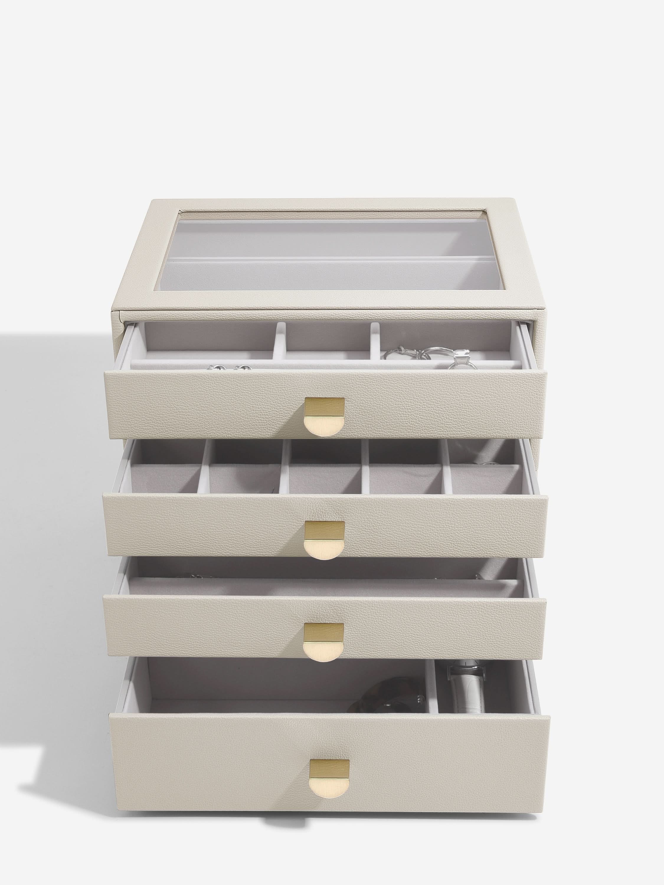 Stackers Klassieke Display Juwelendoos Set van 4 Havermout - Mystackers