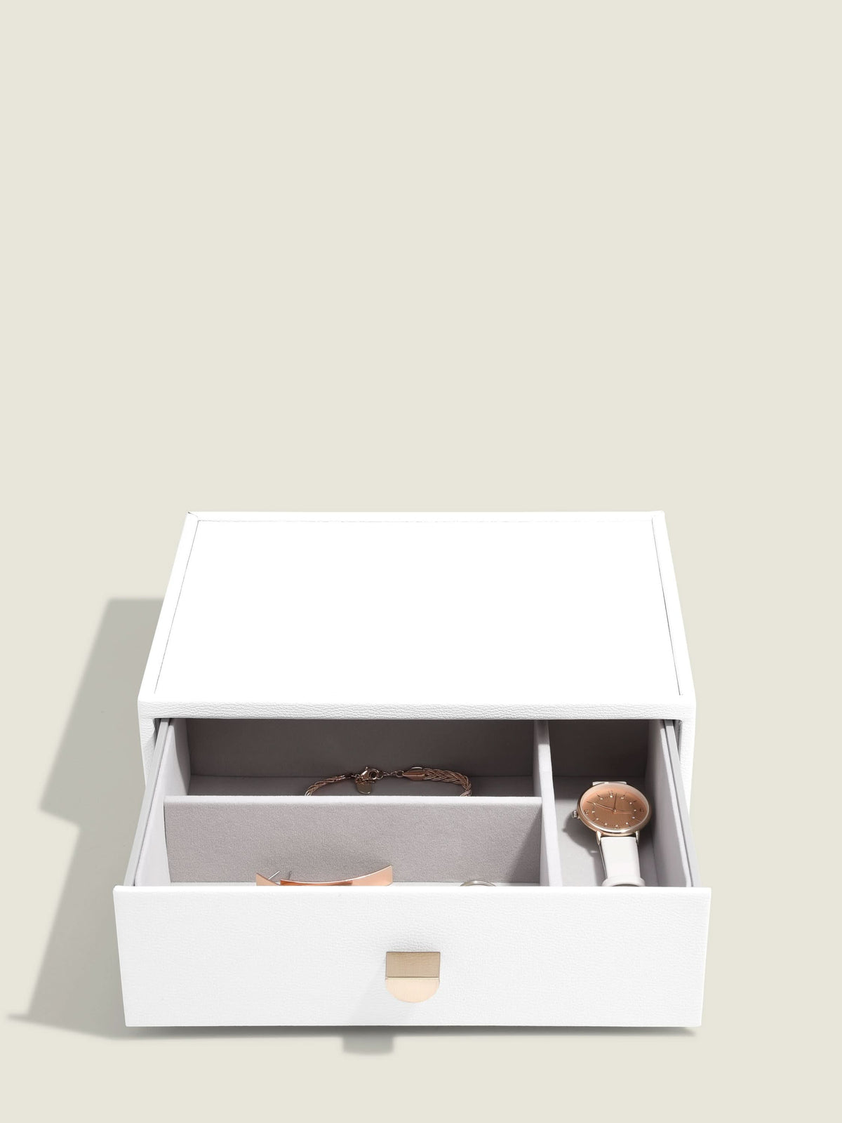 Stackers Klassieke Display Juwelendoos Set van 4 Wit - Mystackers