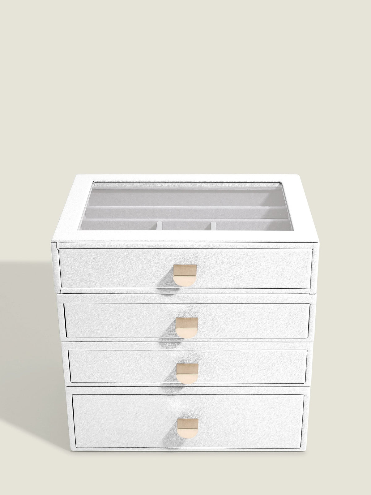 Stackers Klassieke Display Juwelendoos Set van 4 Wit - Mystackers