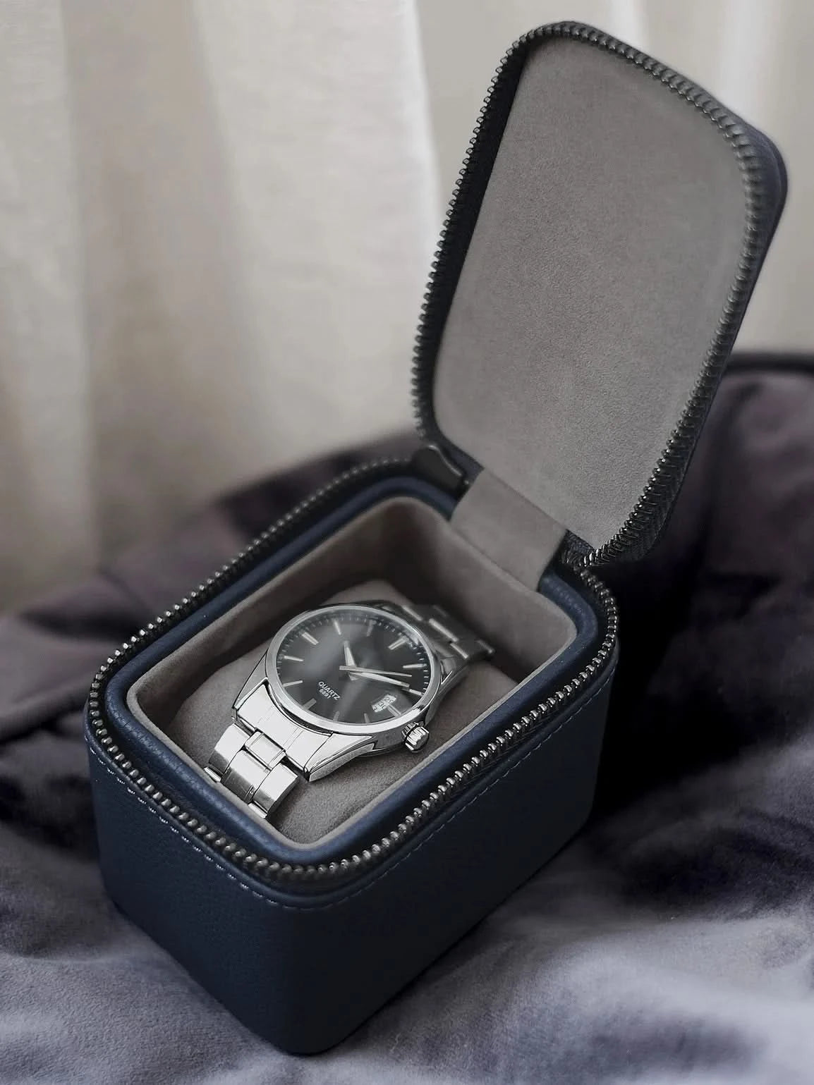 Stackers Horlogedoos Marineblauw - Mystackers
