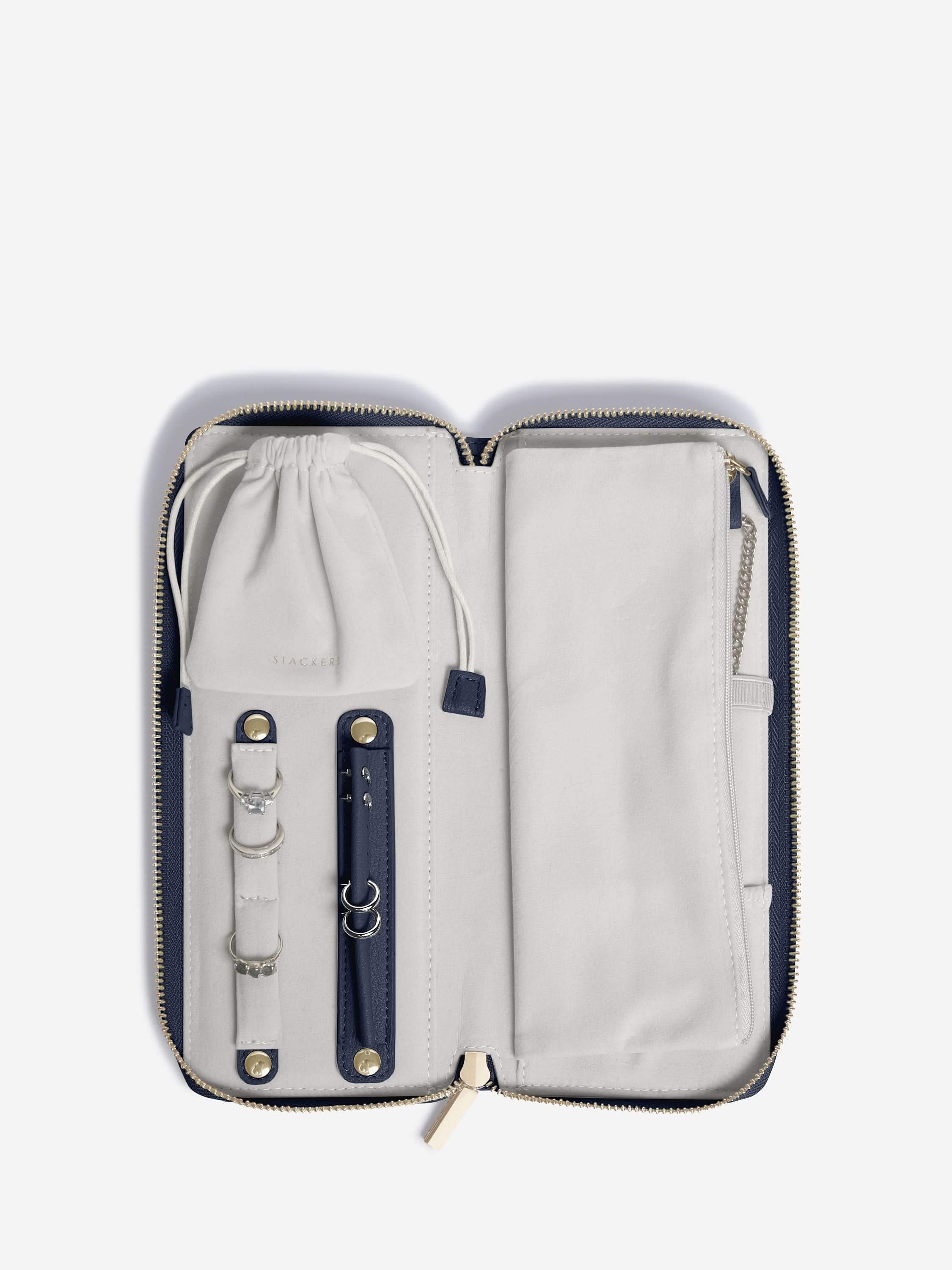 Stackers Jewellery Roll Marineblauw - Mystackers