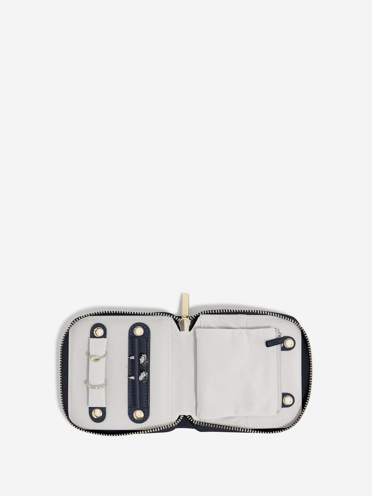 Stackers Compact Jewellery Roll Marineblauw - Mystackers
