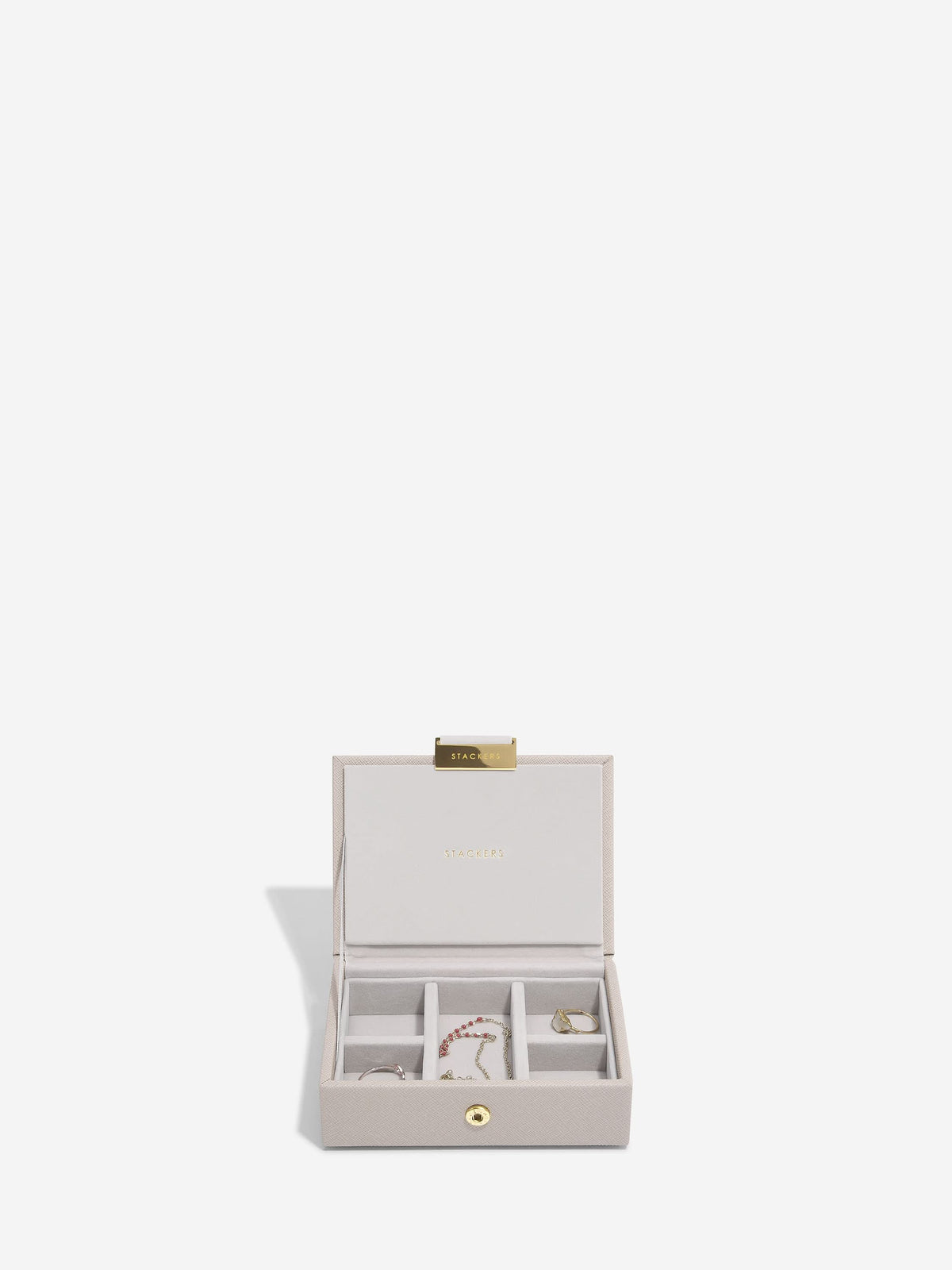 Stackers Micro Juwelendoos Set van 2 Taupe - Mystackers