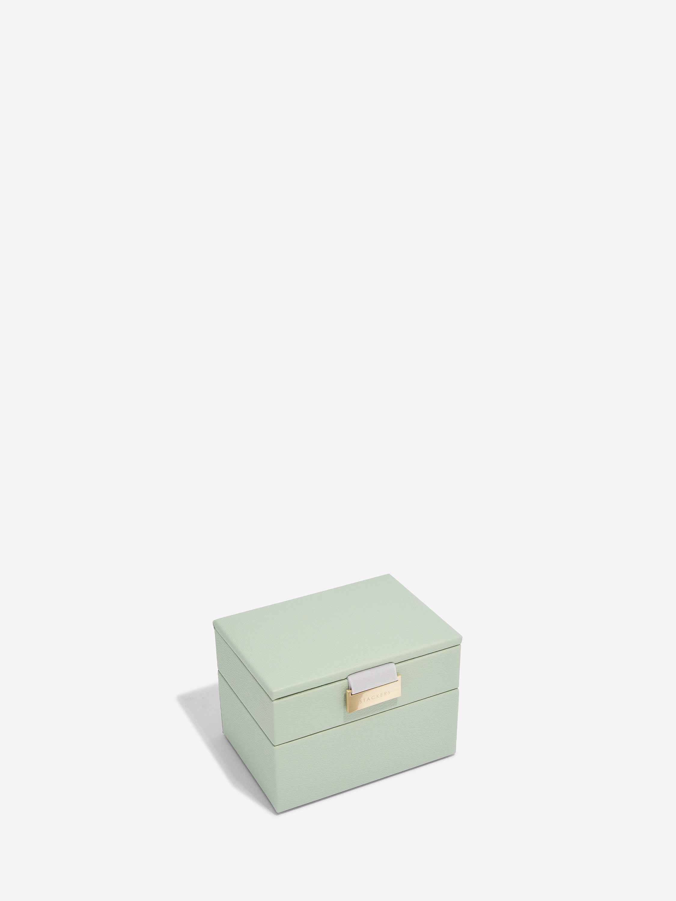 Stackers Micro Juwelendoos Set van 2 Saliegroen - Mystackers