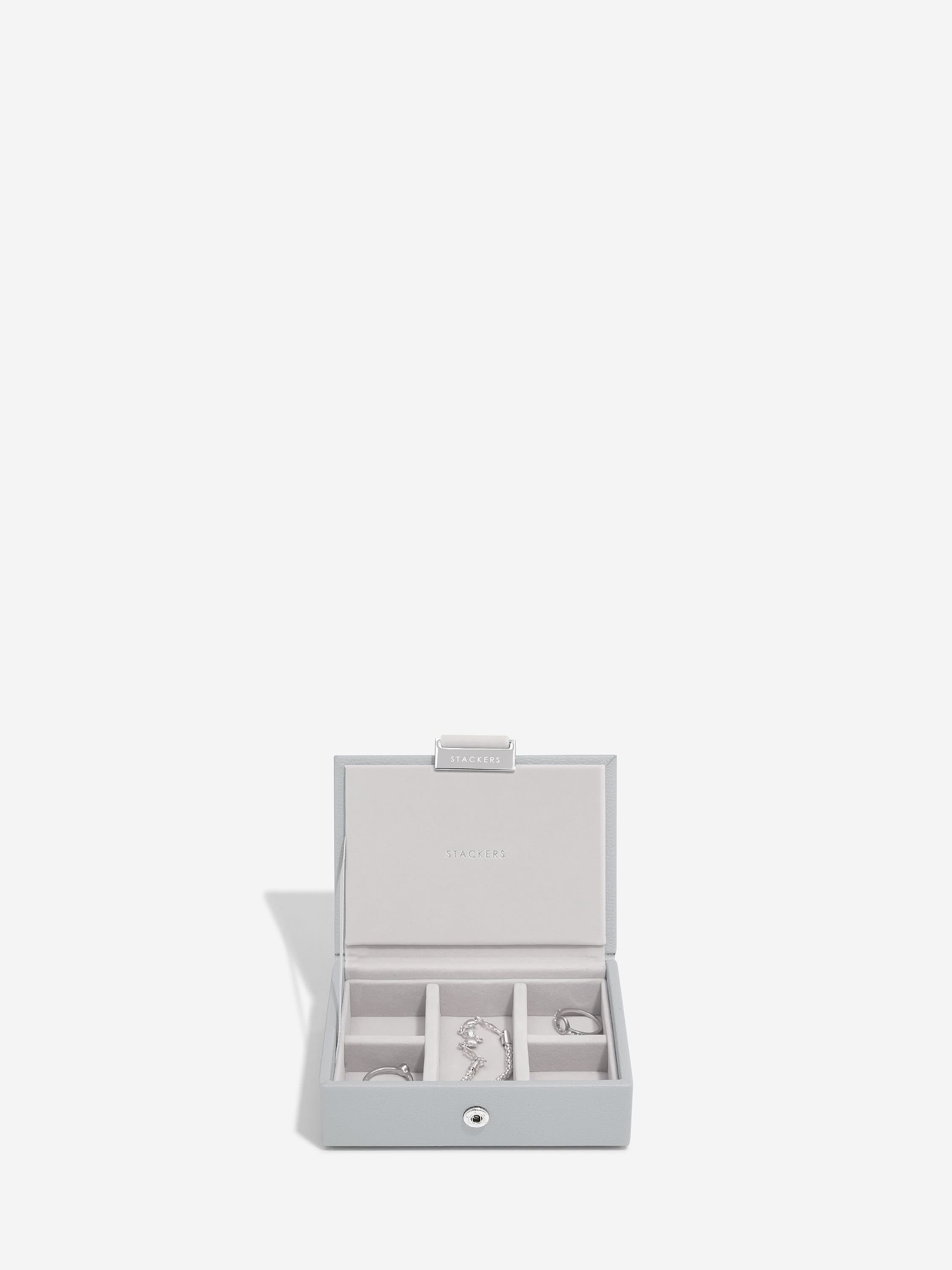 Stackers Micro Juwelendoos Set van 2 Grijs - Mystackers
