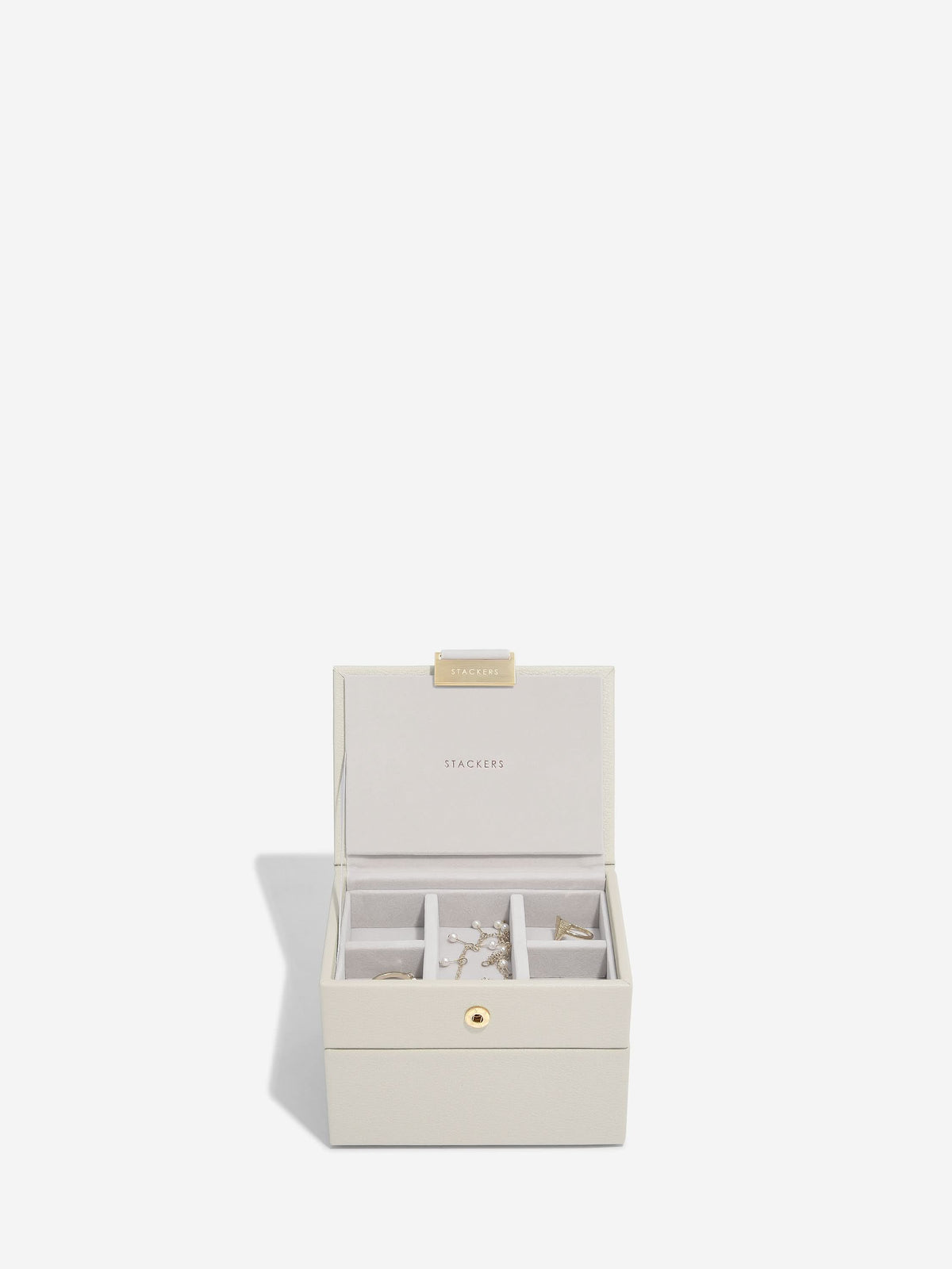 Stackers Micro Juwelendoos Set van 2 Havermout - Mystackers
