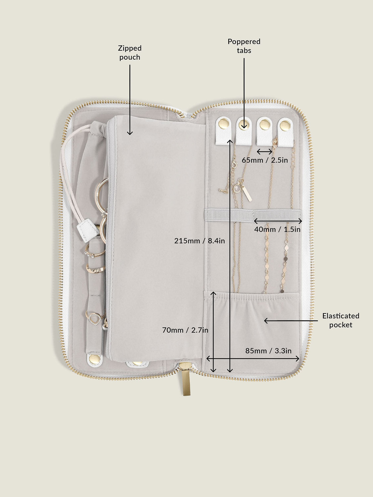 Stackers Jewellery Roll Wit - Mystackers