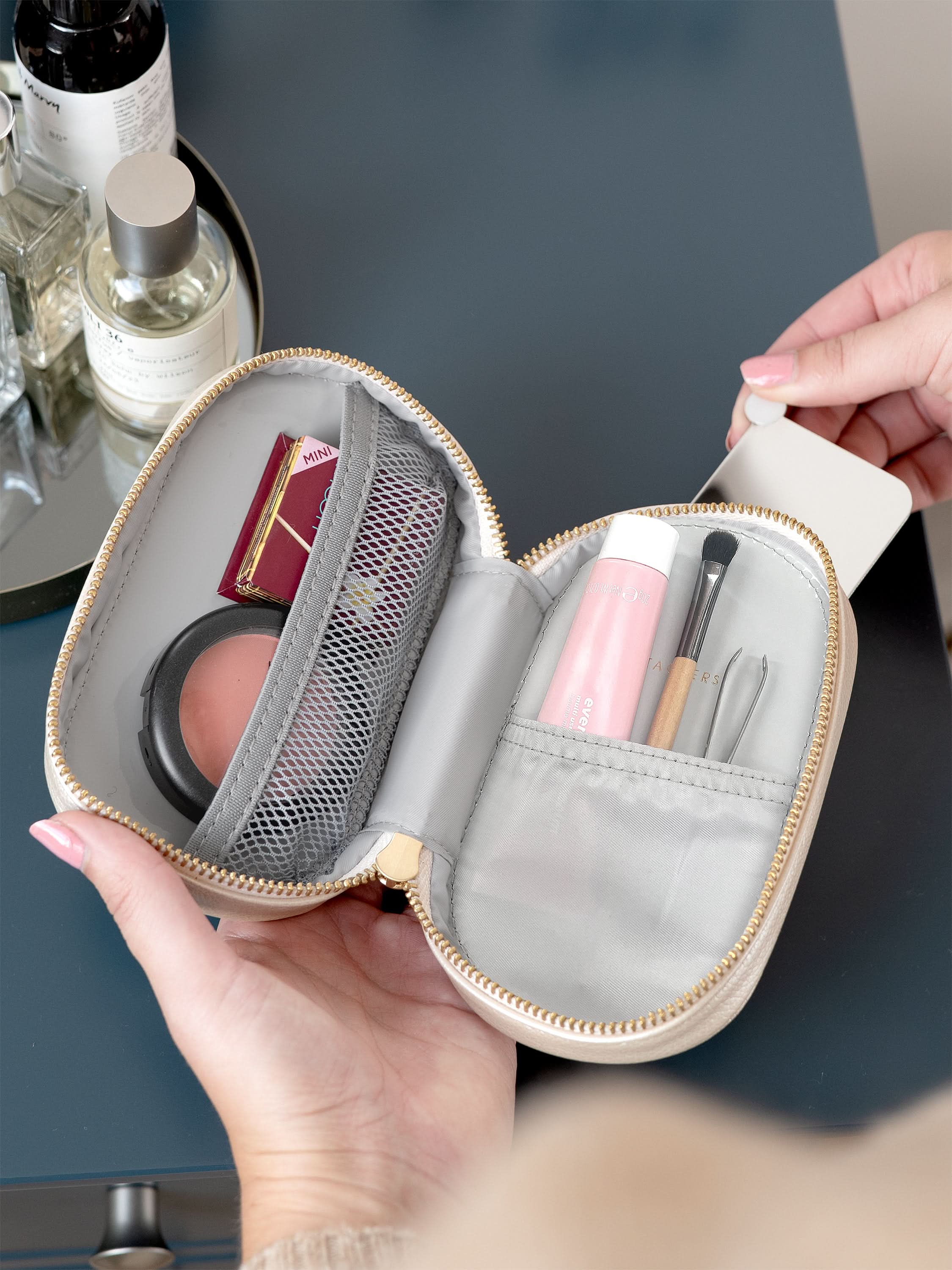 Stackers Compacte Cosmeticacase Parelmoer - Mystackers