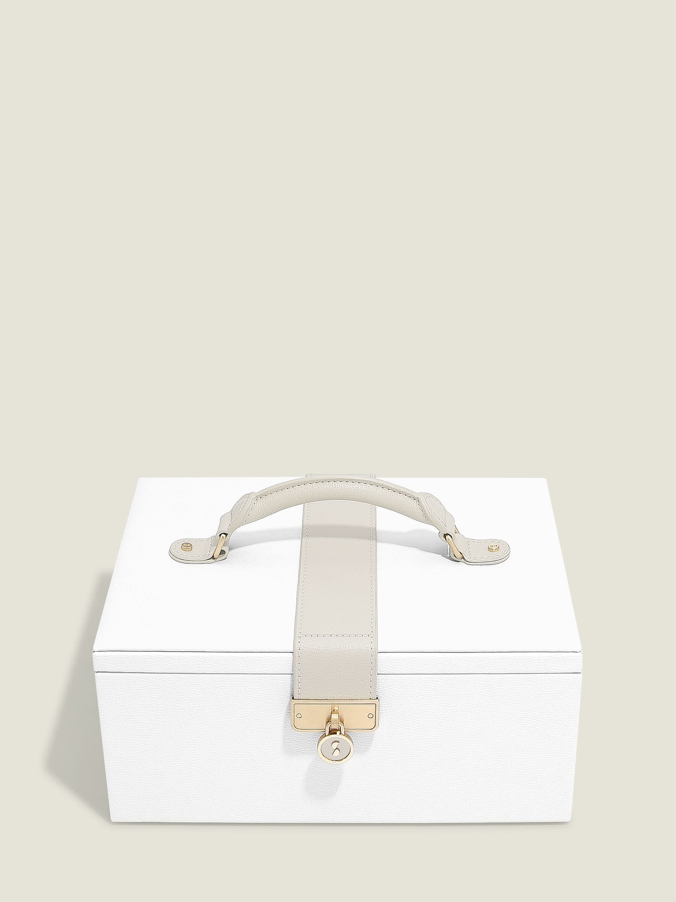 Stackers Luxe Klassieke Juwelendoos Wit - Mystackers