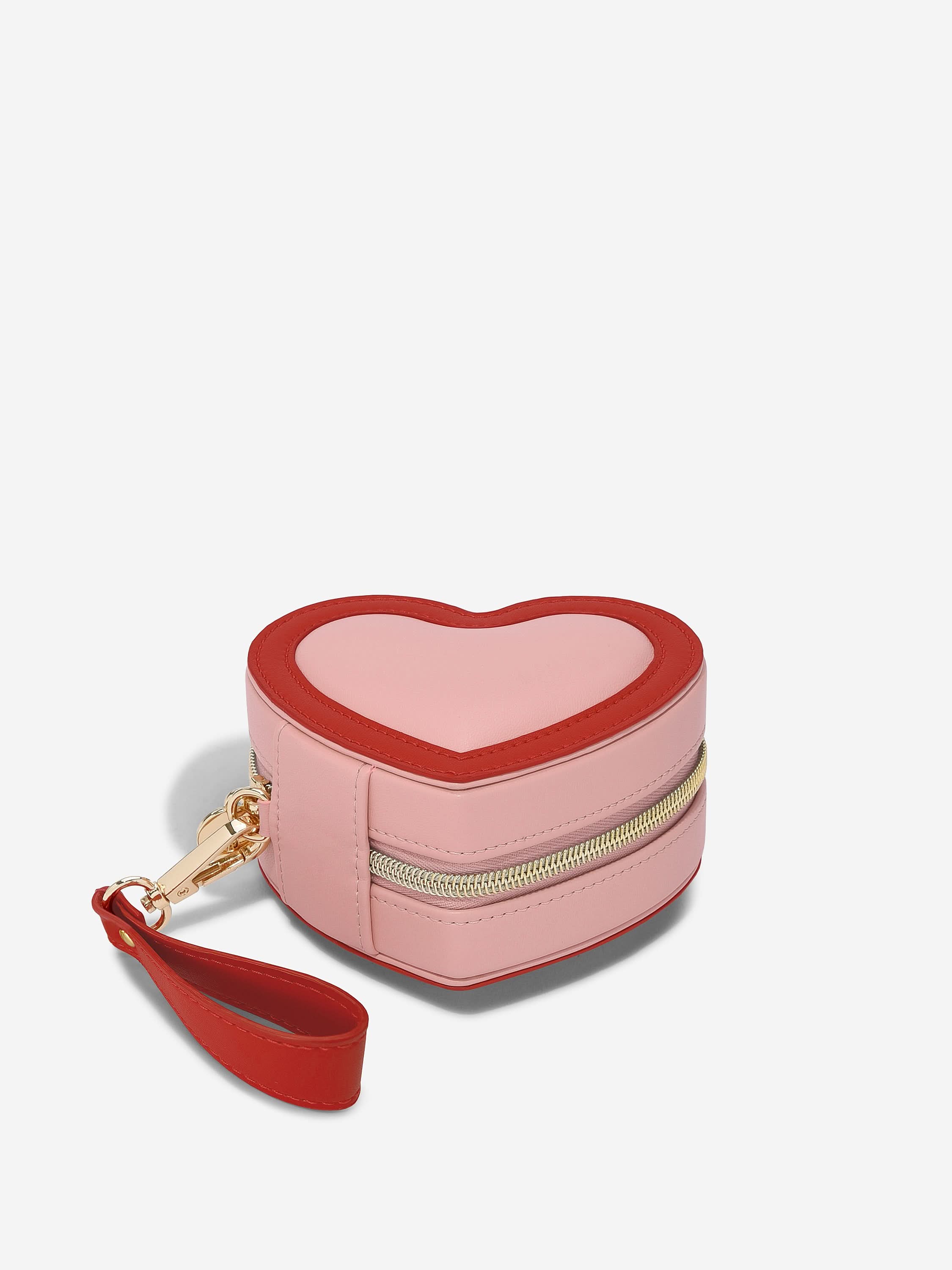 Stackers Heart Travel Jewellery Box Roze - Mystackers