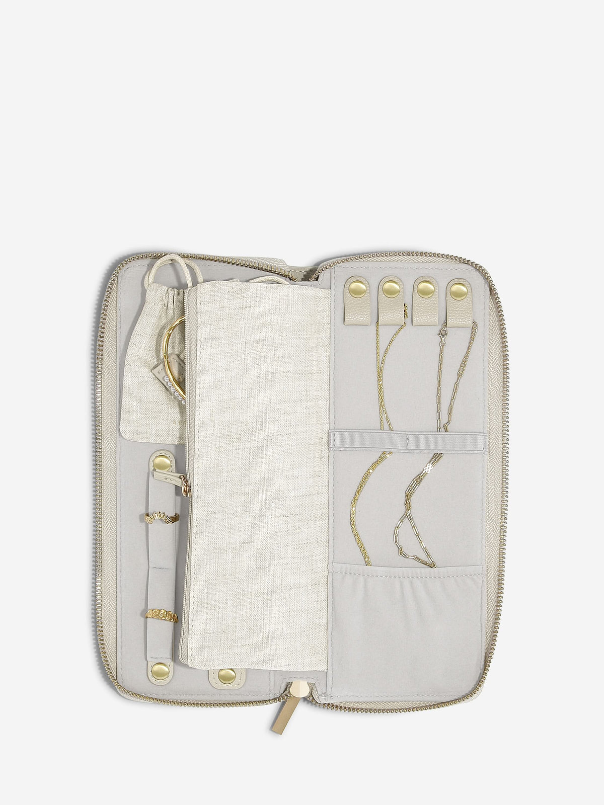 Stackers Jewellery Roll Havermout & Linnen - Mystackers